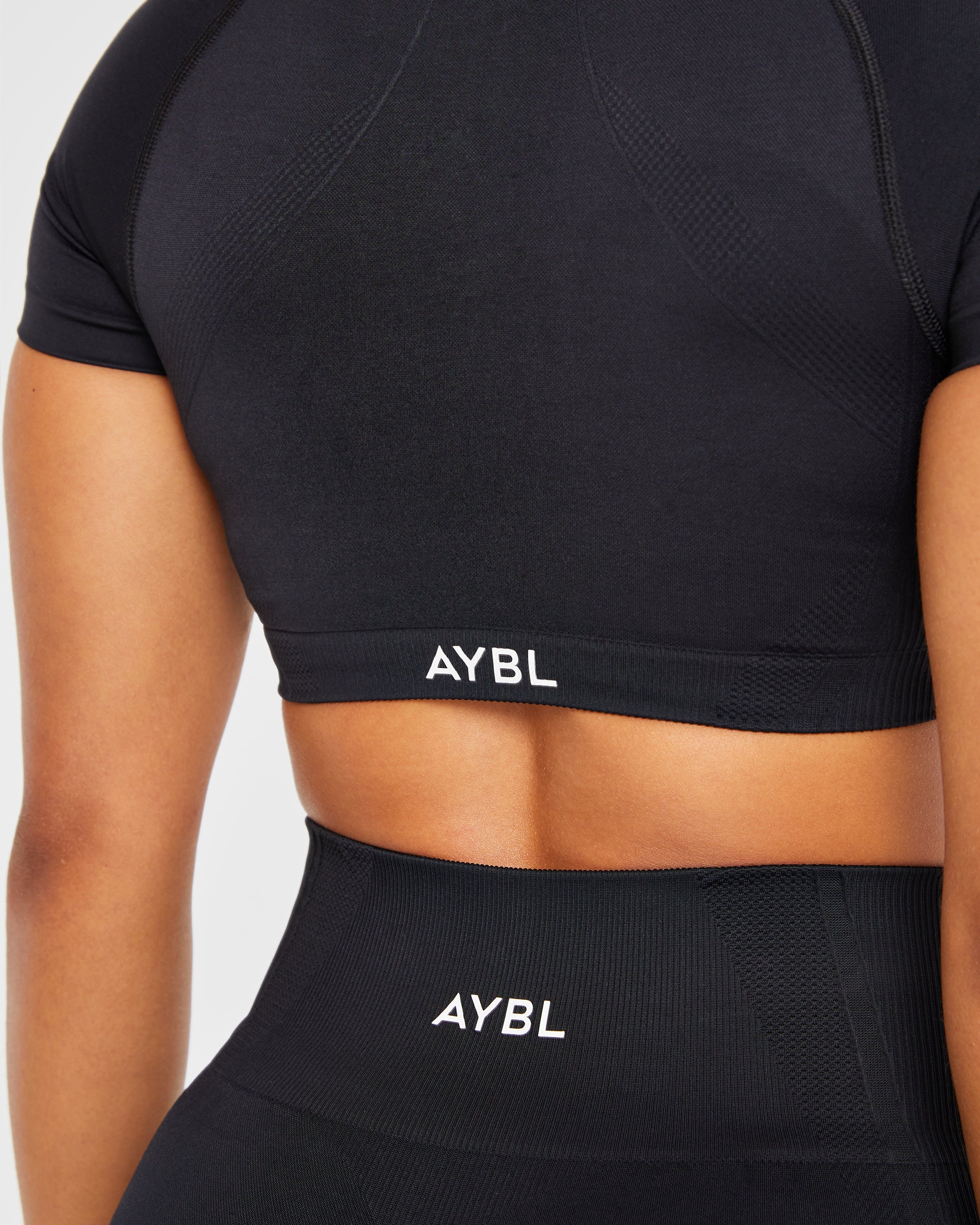 Balance V3 Seamless Crop Top - Zwart