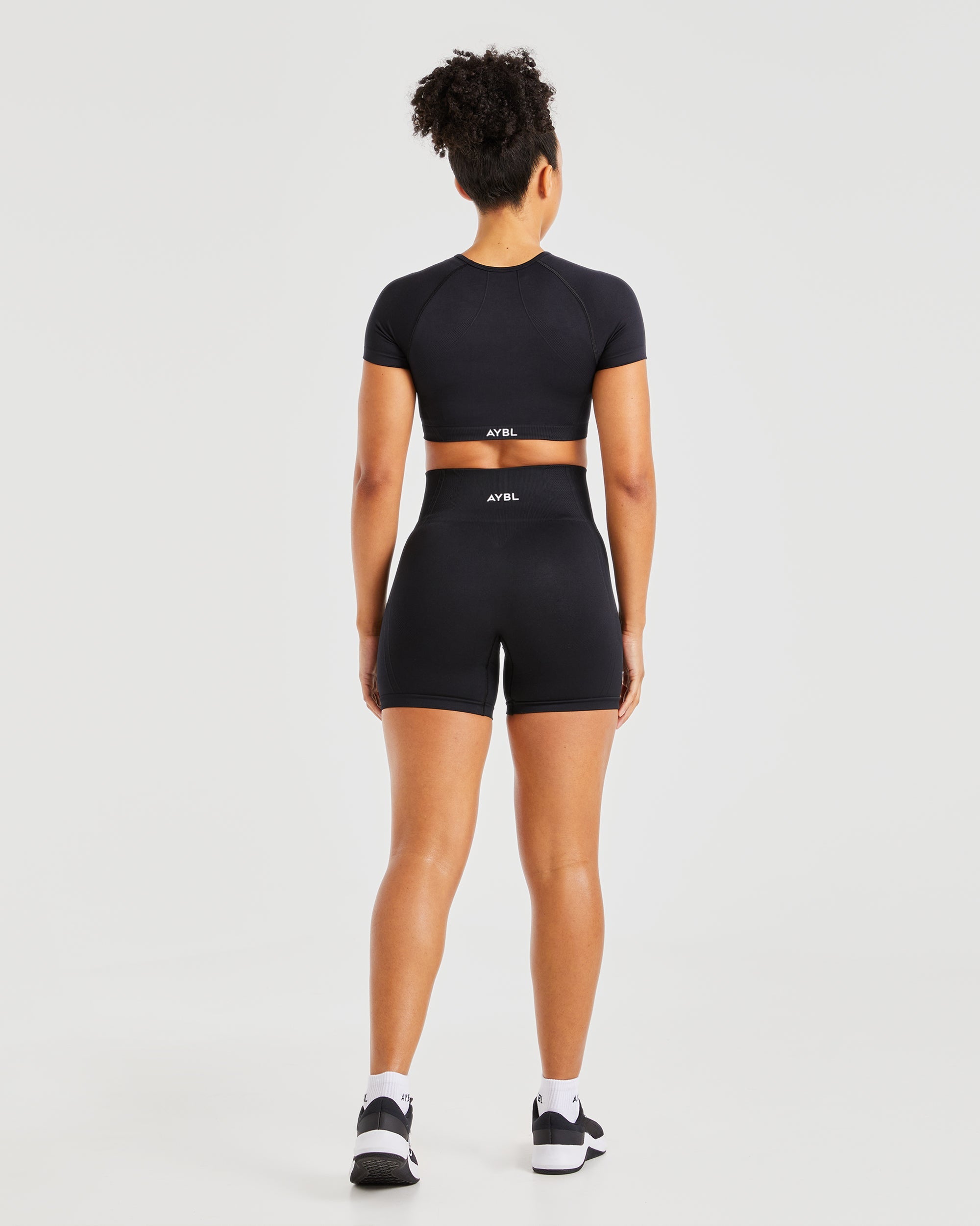 Balance V3 Seamless Crop Top - Zwart