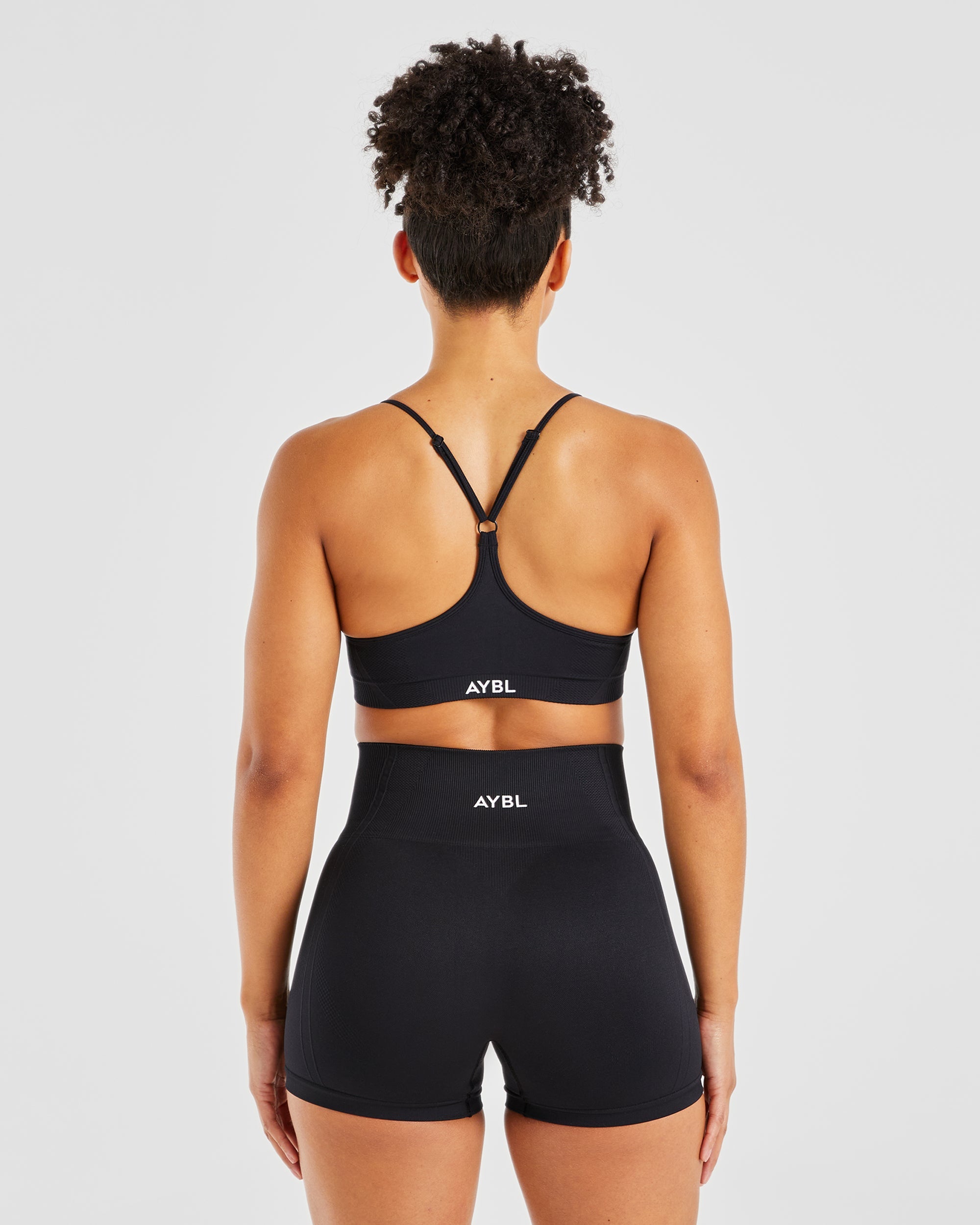 Balance V3 Seamless Strappy Sports Bra - Zwart