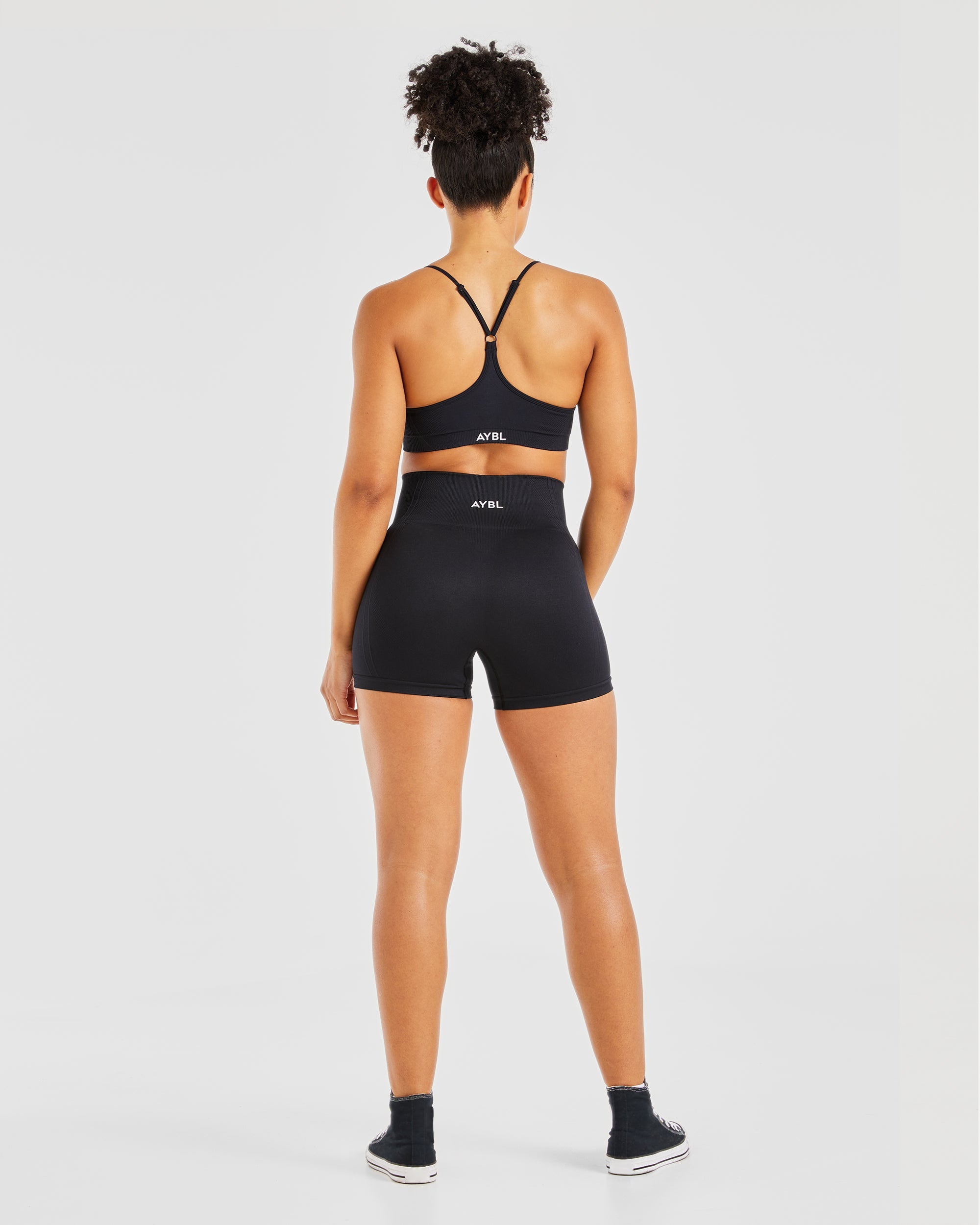 Balance V3 Seamless Strappy Sports Bra - Zwart