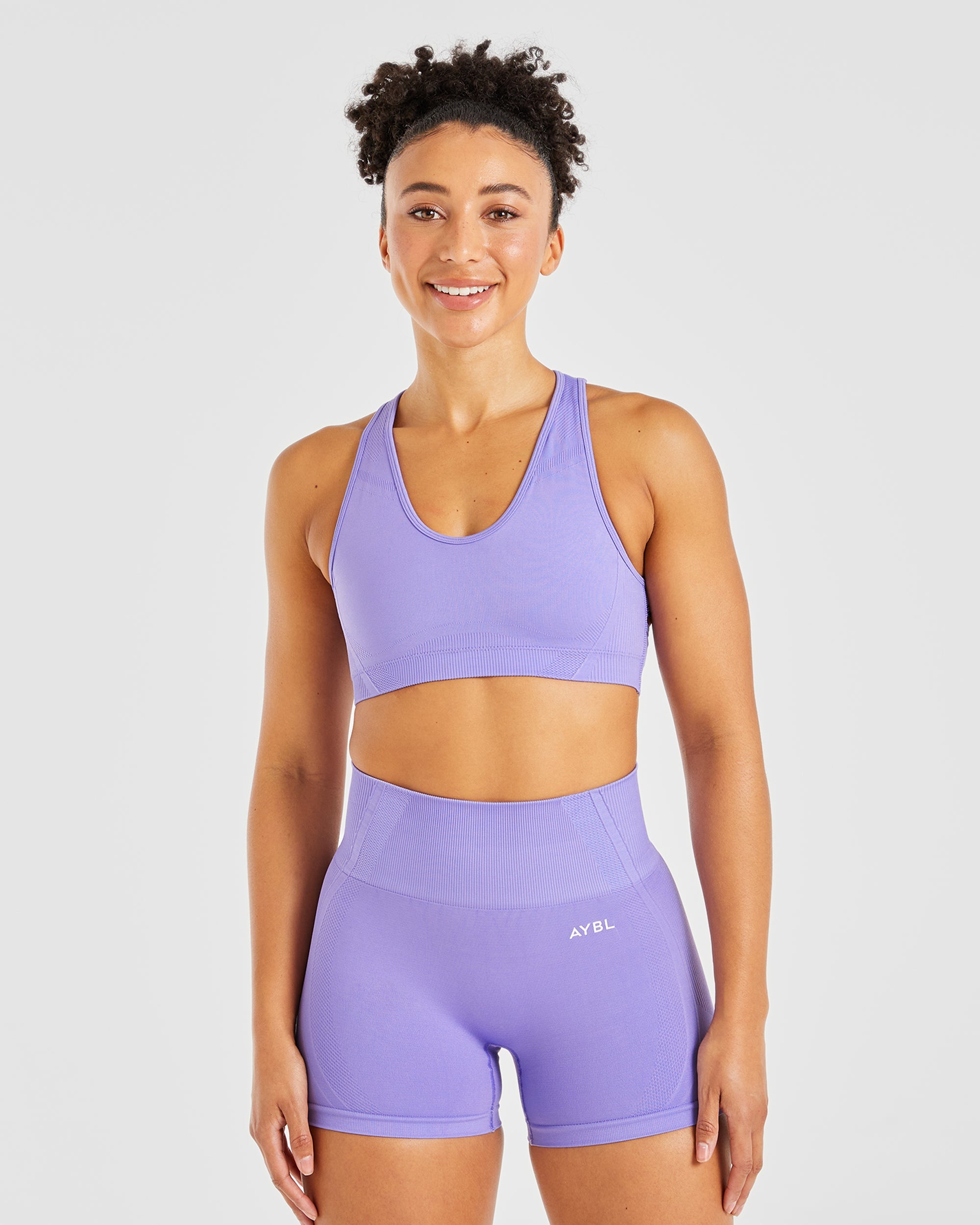 Balance V3 Seamless Sports Bra - Lavender Paars