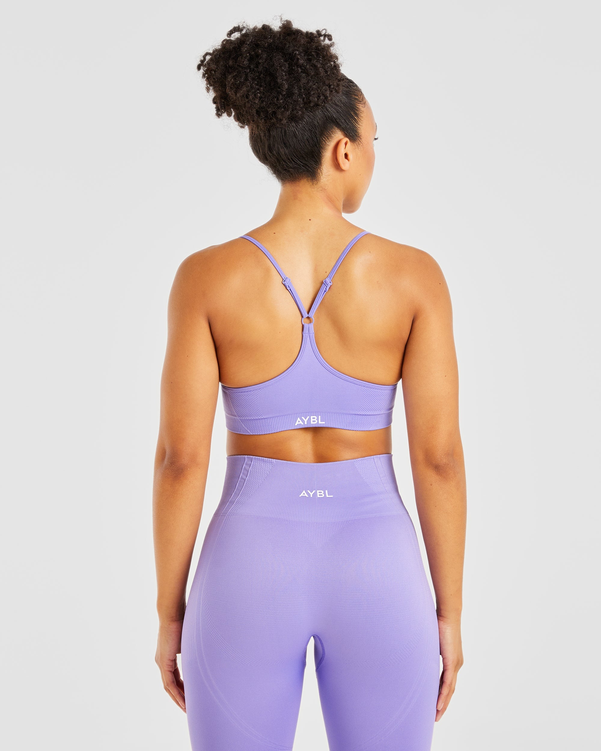 Balance V3 Seamless Strappy Sports Bra - Lavender Paars