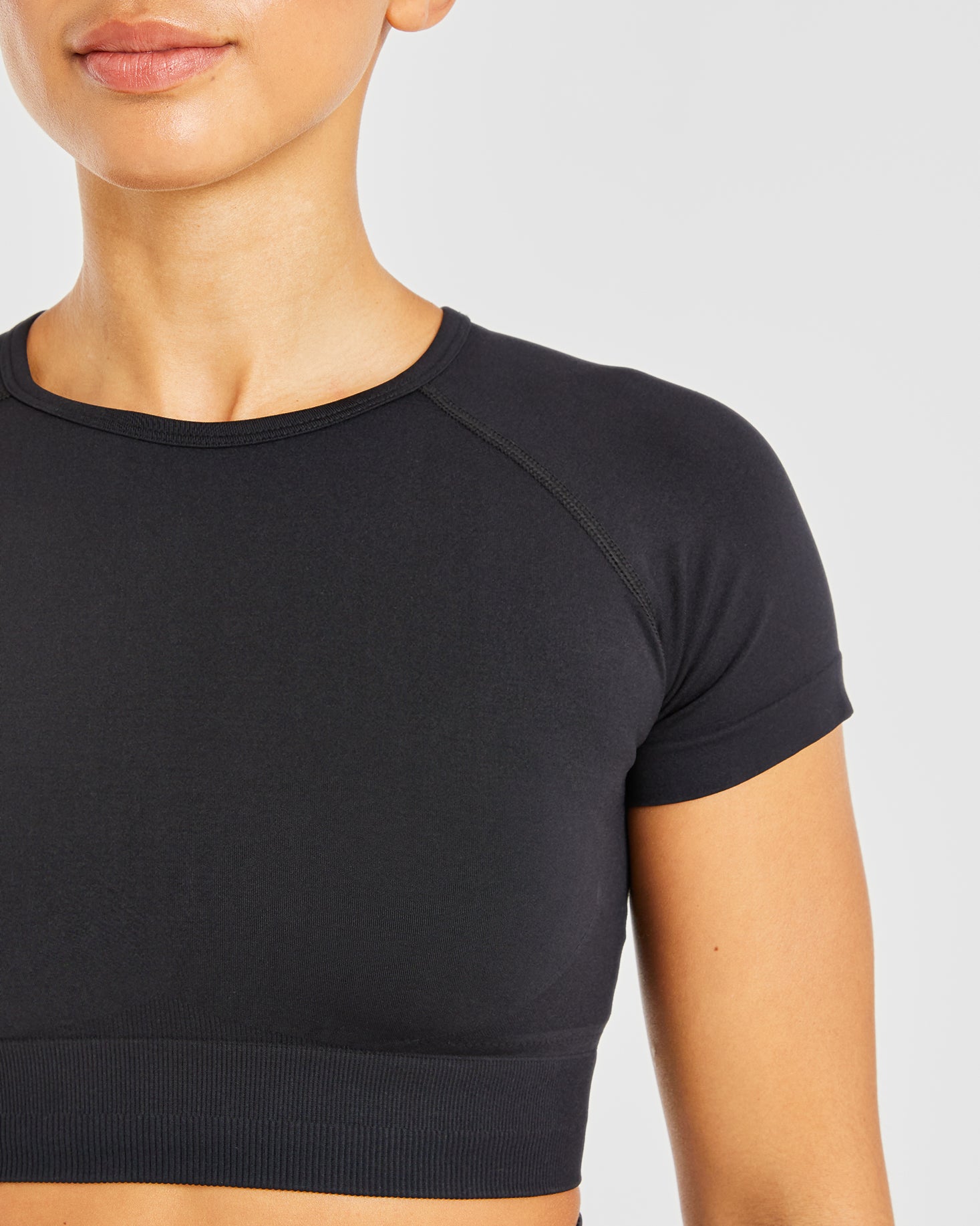 Empower Seamless Crop Top - Zwart