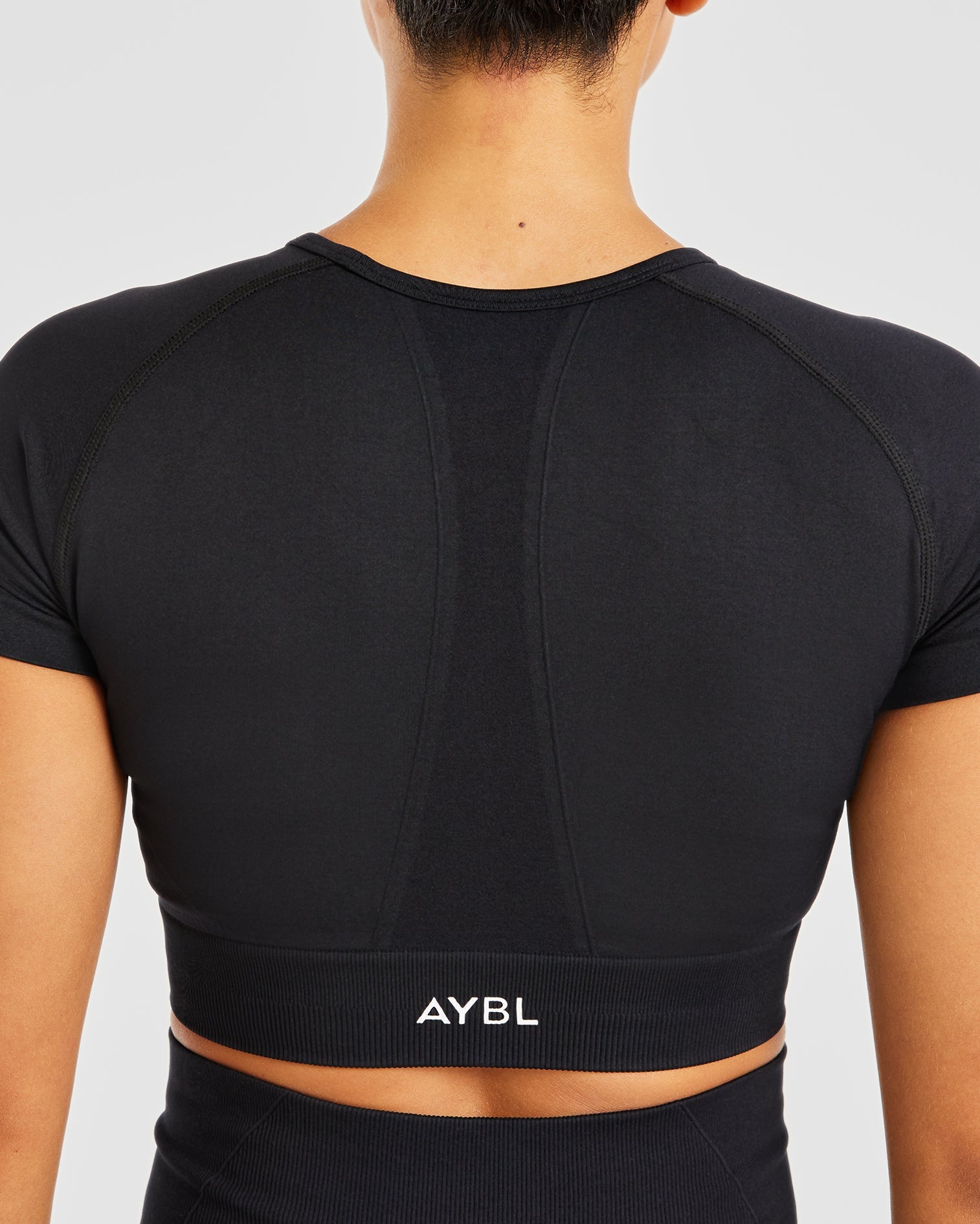 Empower Seamless Crop Top - Zwart