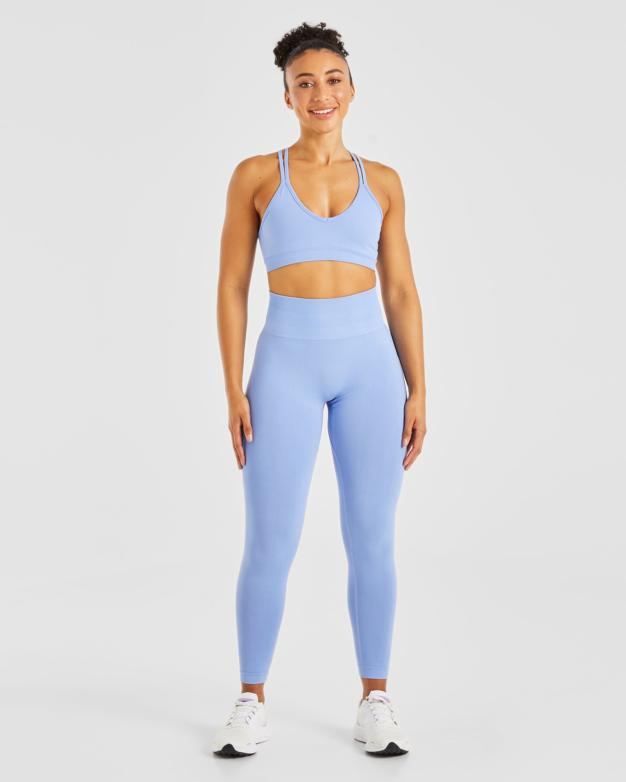 Power Seamless Leggings - Blauw