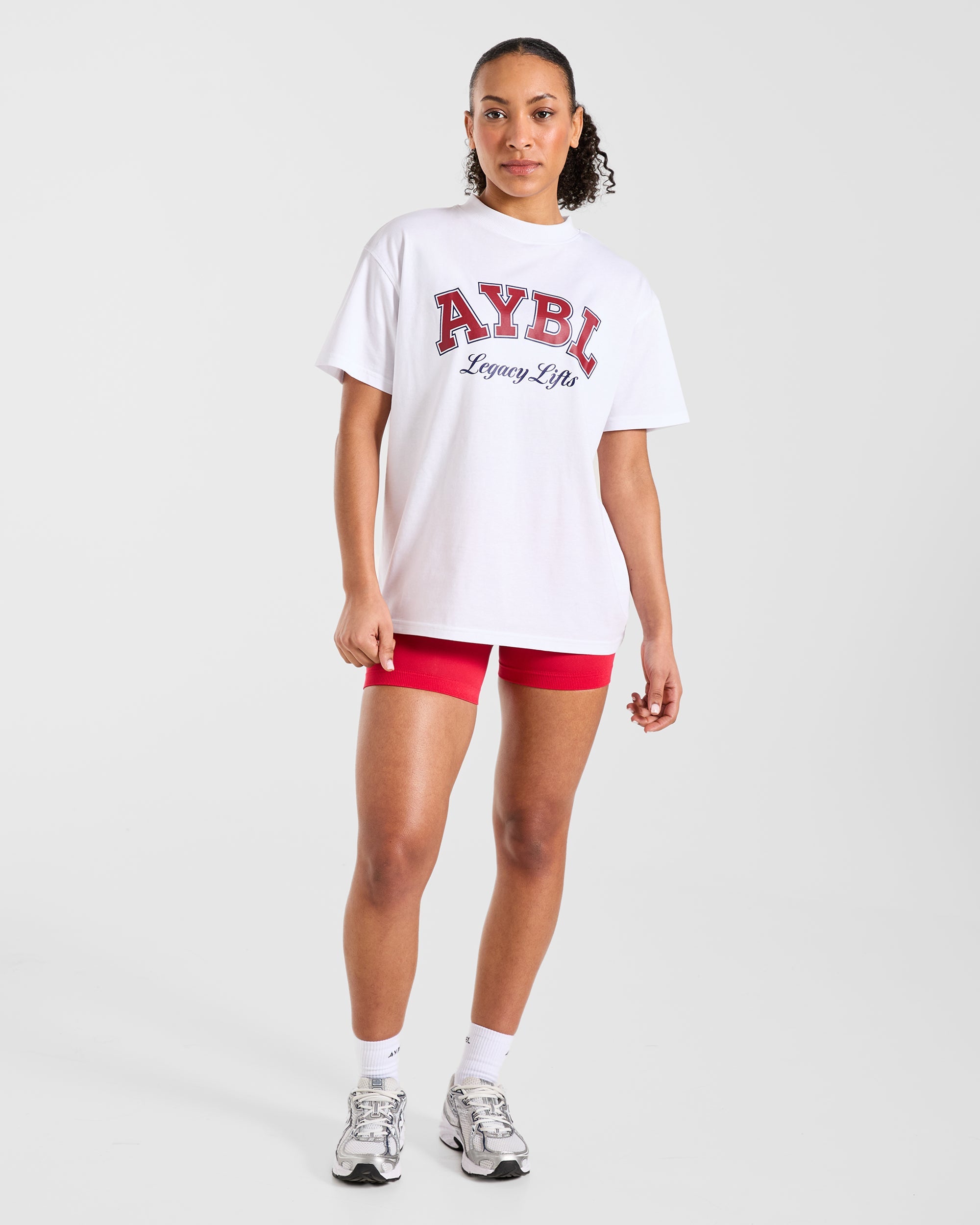 Legacy Lifts Oversized T Shirt - Wit