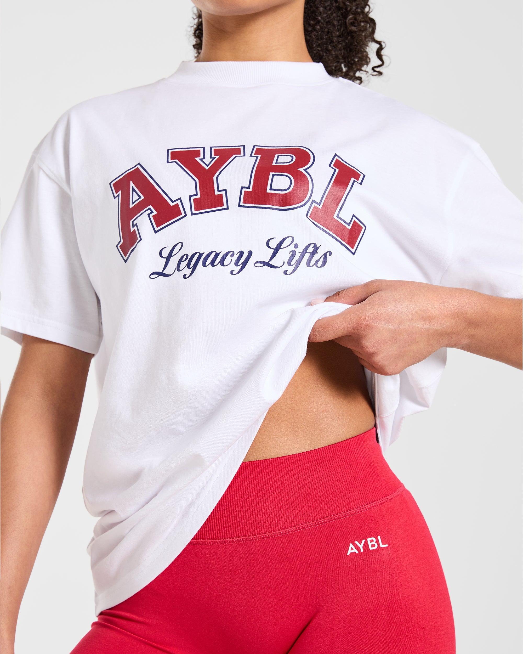 Legacy Lifts Oversized T Shirt - Wit