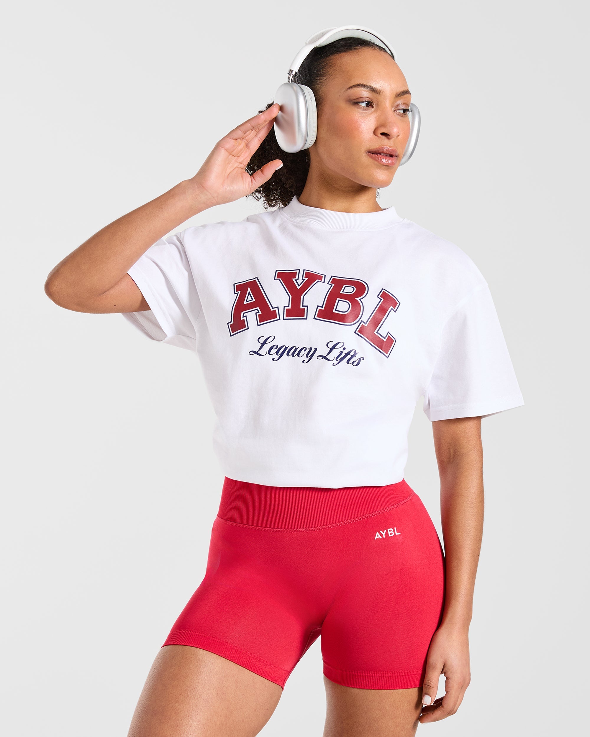 Legacy Lifts Oversized T Shirt - Wit