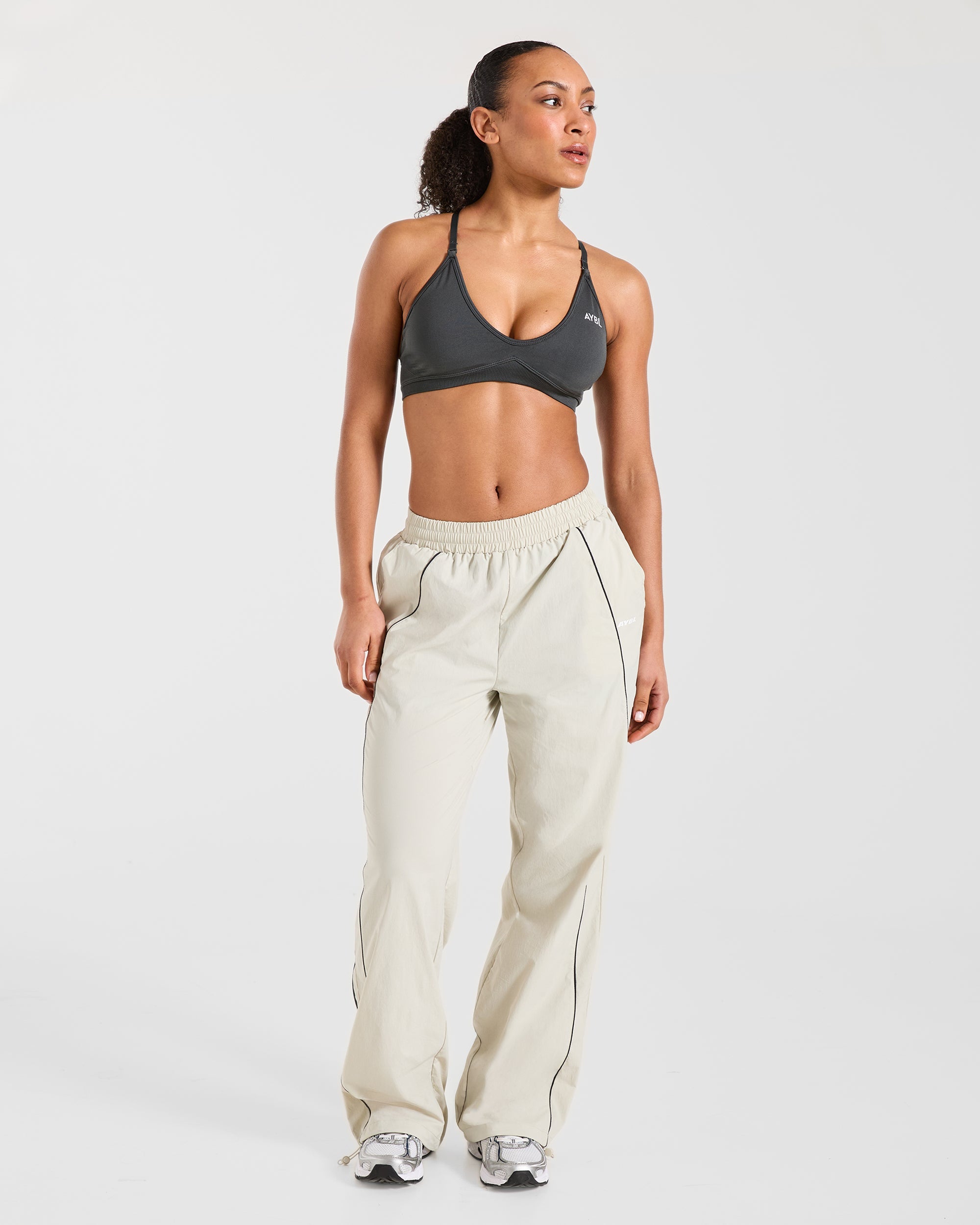 Retro Track Joggers - Off Wit
