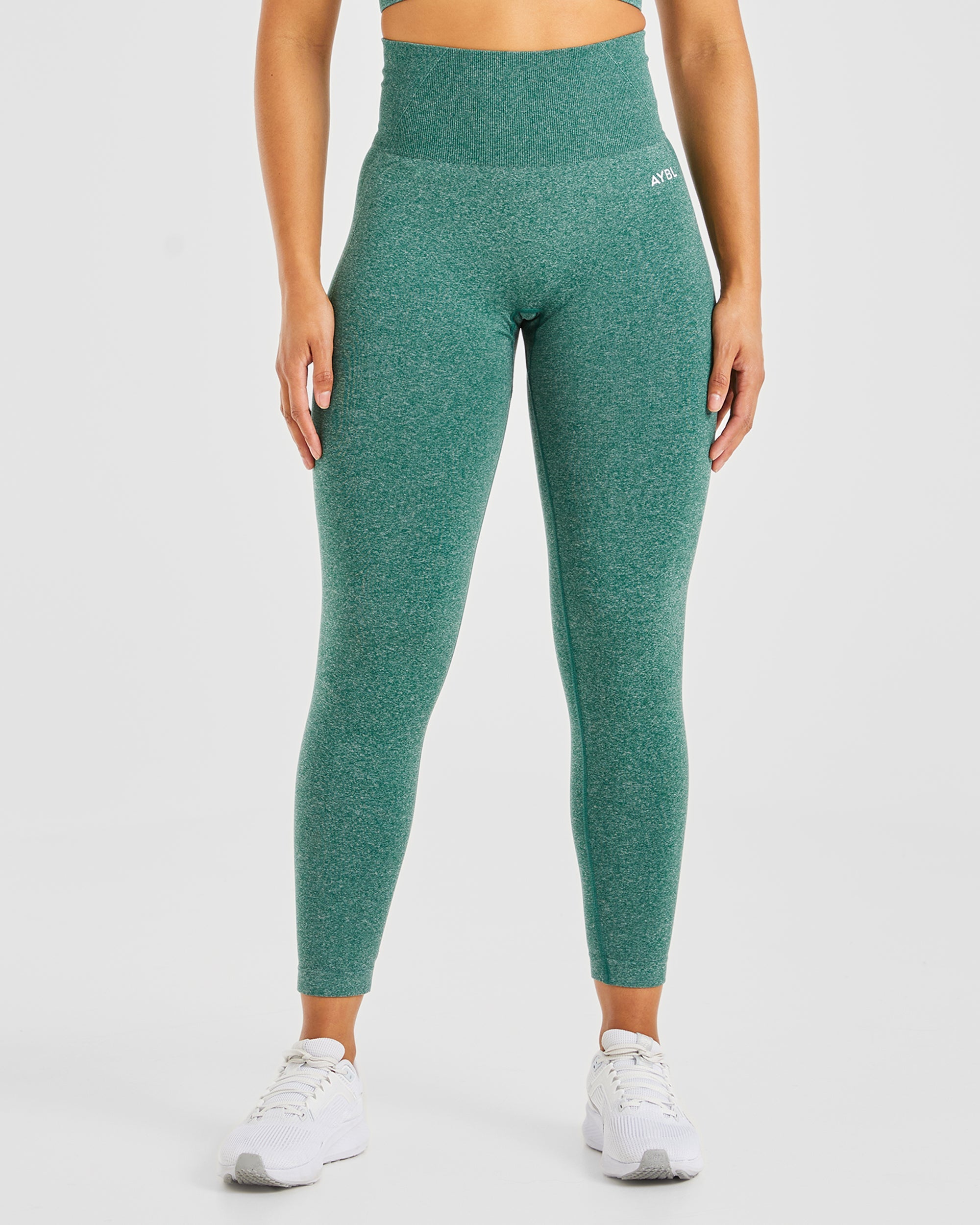 Empower Seamless Leggings - Forest Groen Marl