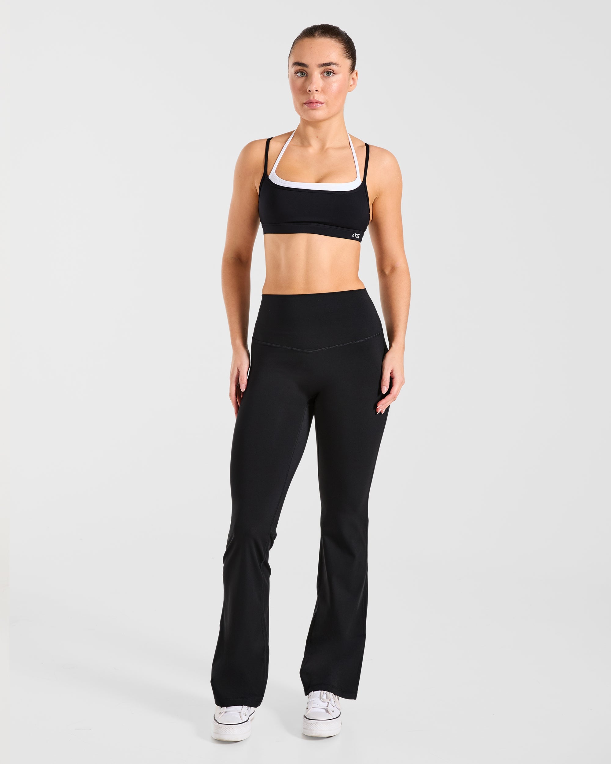 Sculpt Flared Leggings - Zwart