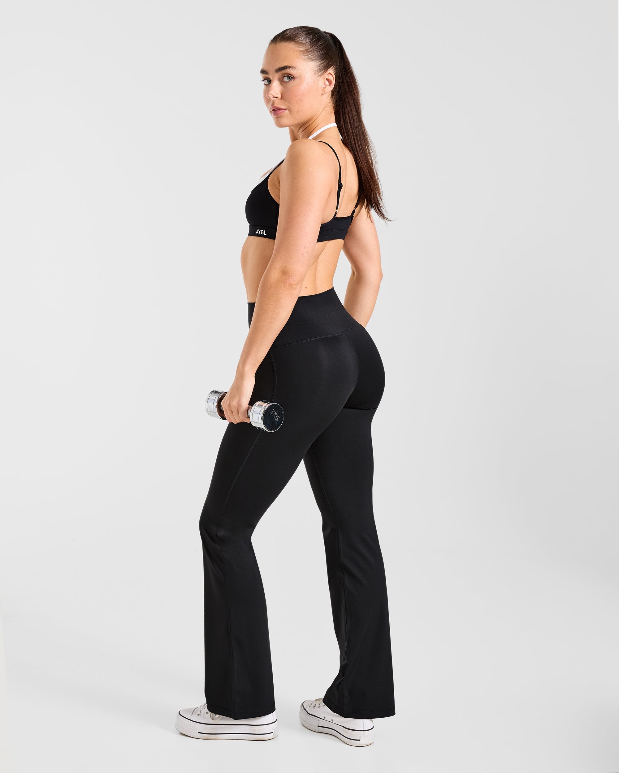 Sculpt Flared Leggings - Zwart
