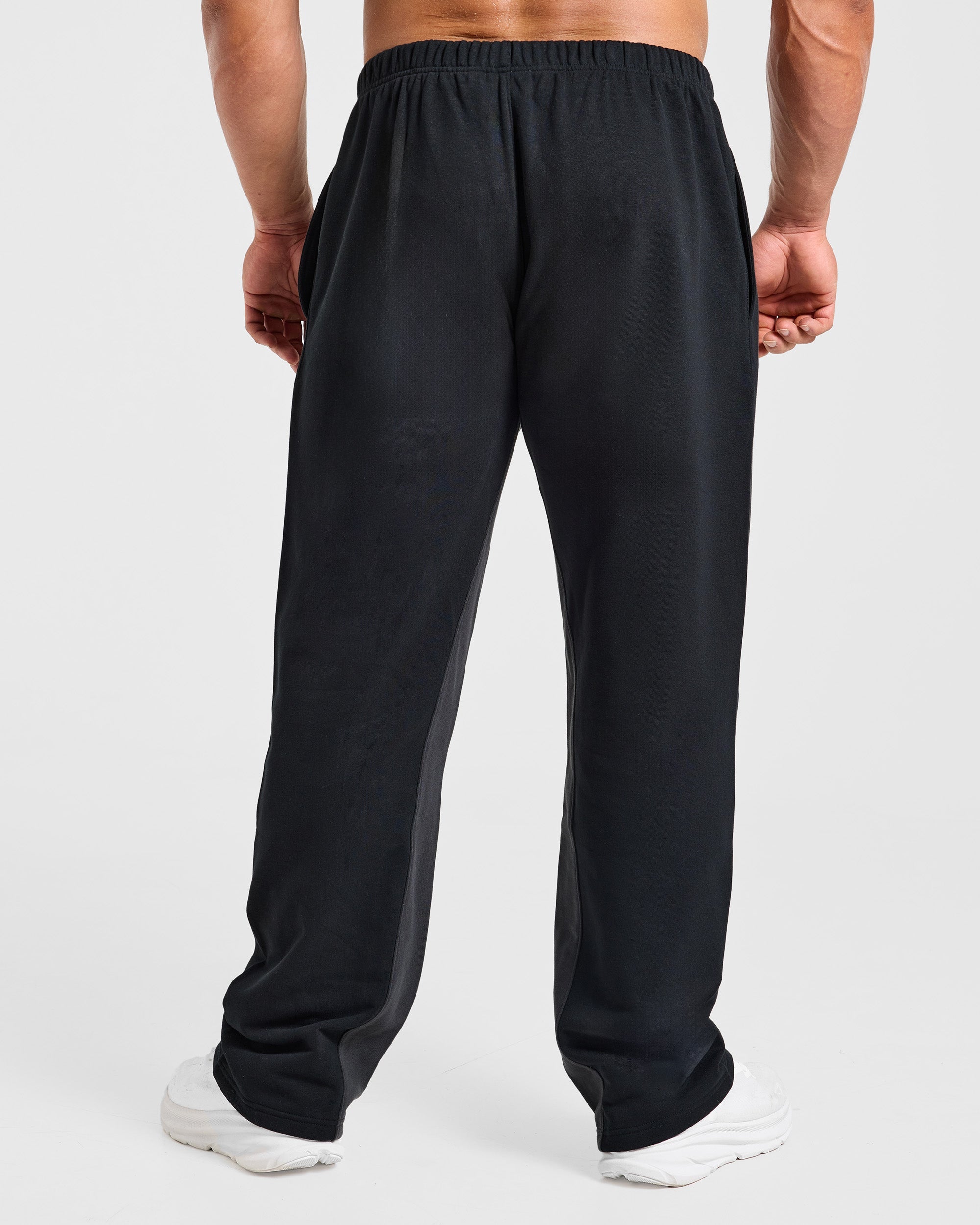 Wesley Vissers x Oversized Straight Leg Joggers - Zwart
