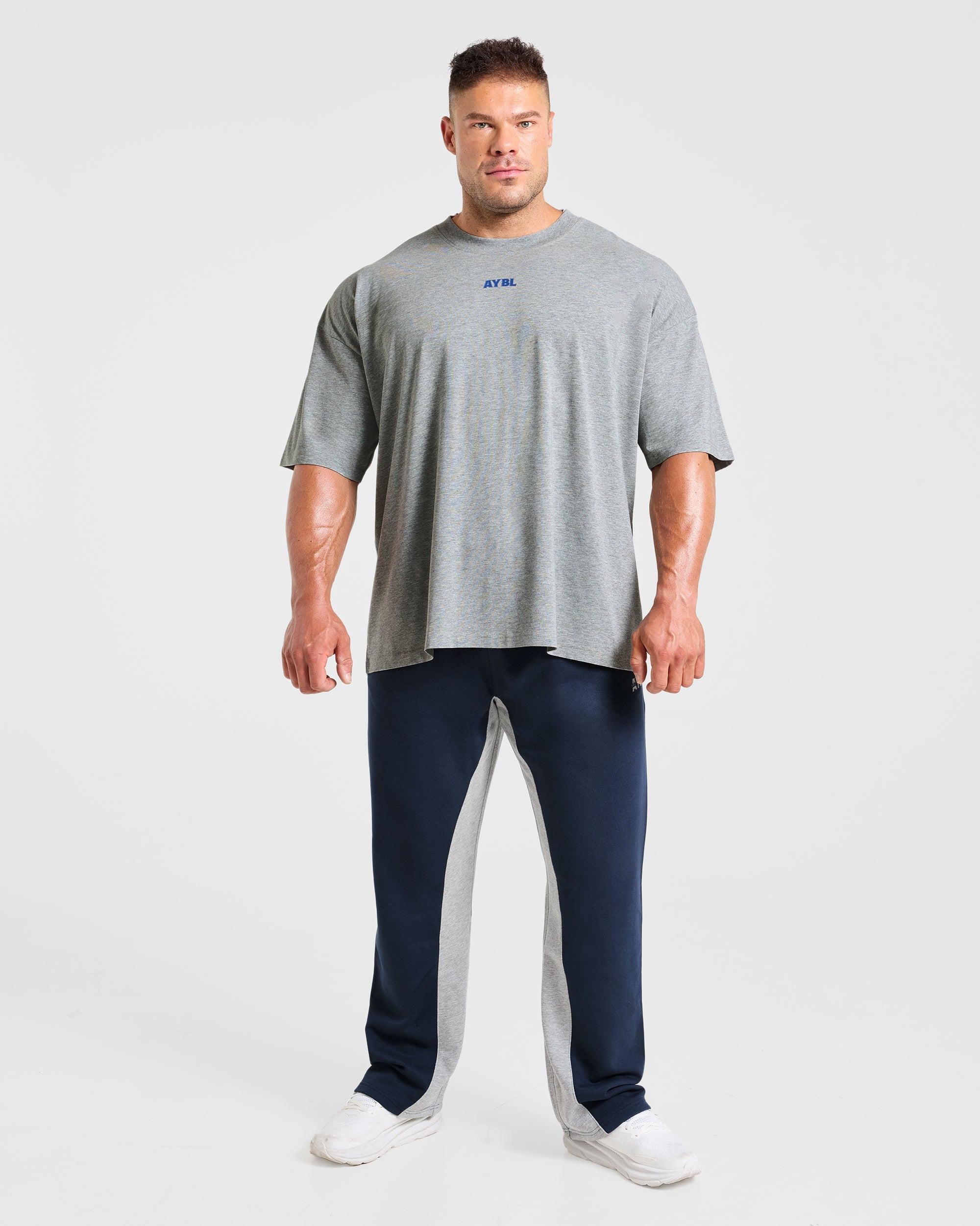 Wesley Vissers x AYBL Dutch Oak Oversized T Shirt - Mid Marl Grijs
