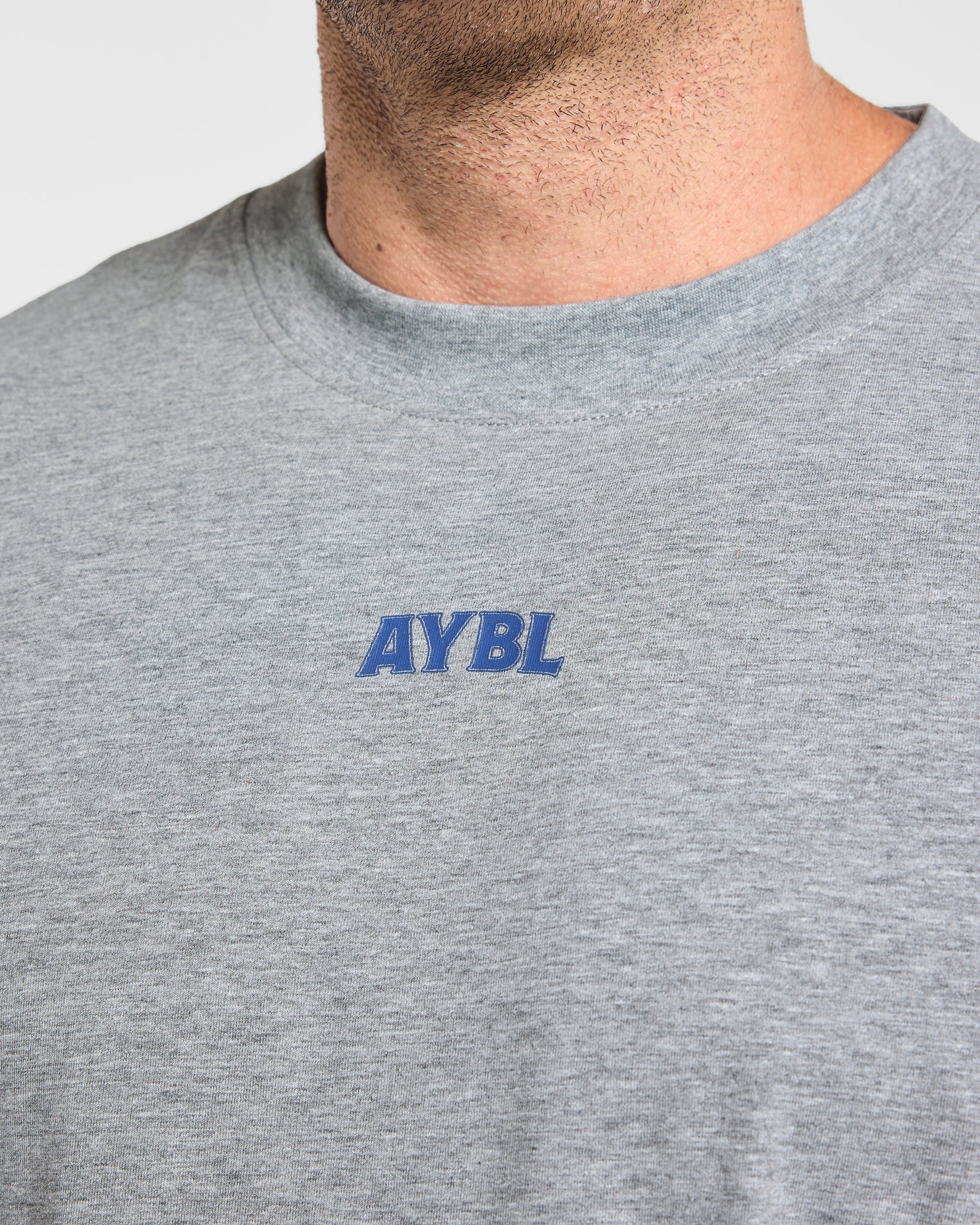 Wesley Vissers x AYBL Dutch Oak Oversized T Shirt - Mid Marl Grijs