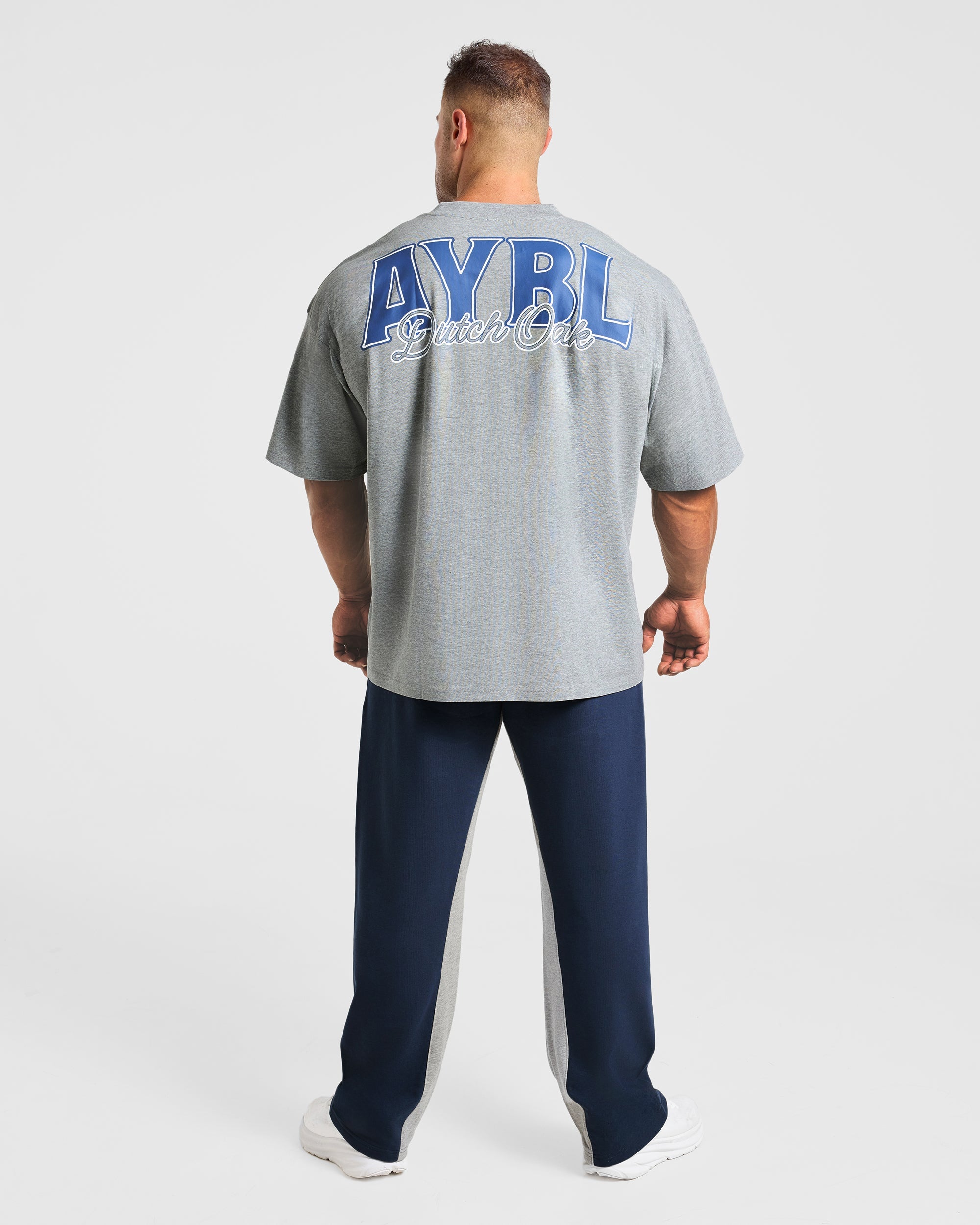 Wesley Vissers x AYBL Dutch Oak Oversized T Shirt - Mid Marl Grijs