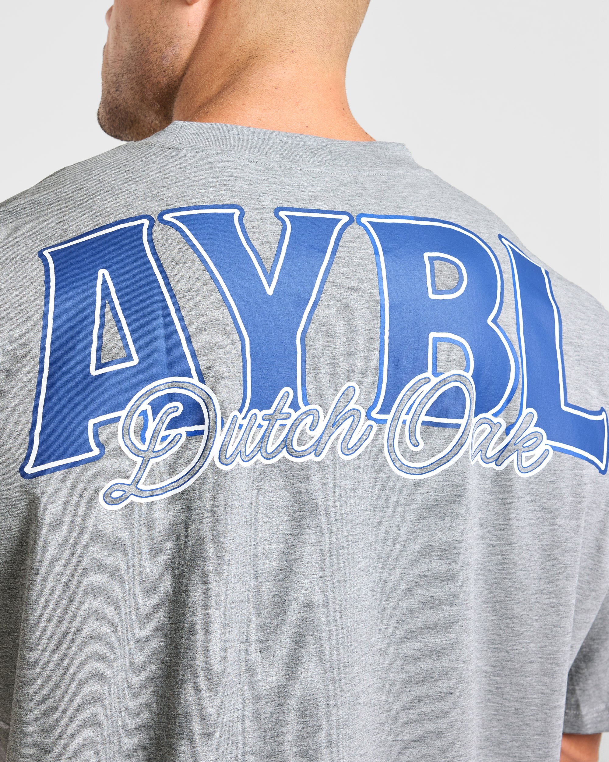 Wesley Vissers x AYBL Dutch Oak Oversized T Shirt - Mid Marl Grijs