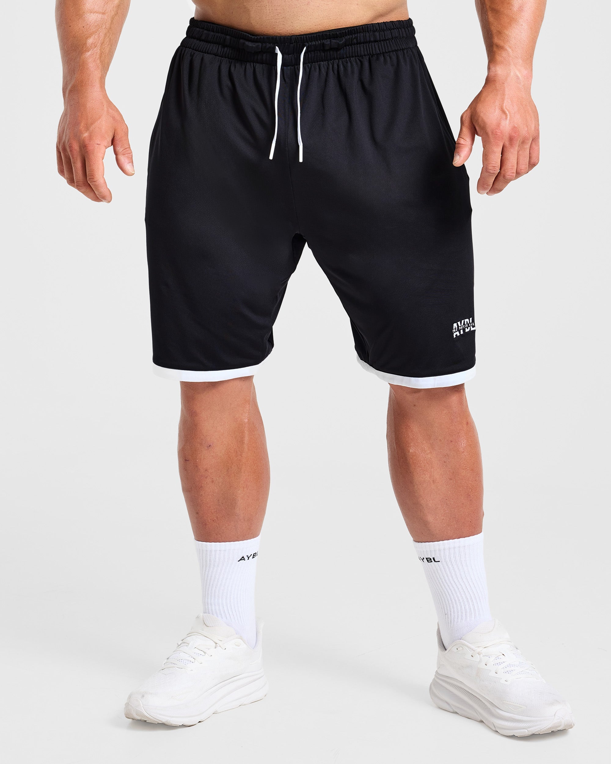 Wesley Vissers x Old School Contrast Shorts - Zwart