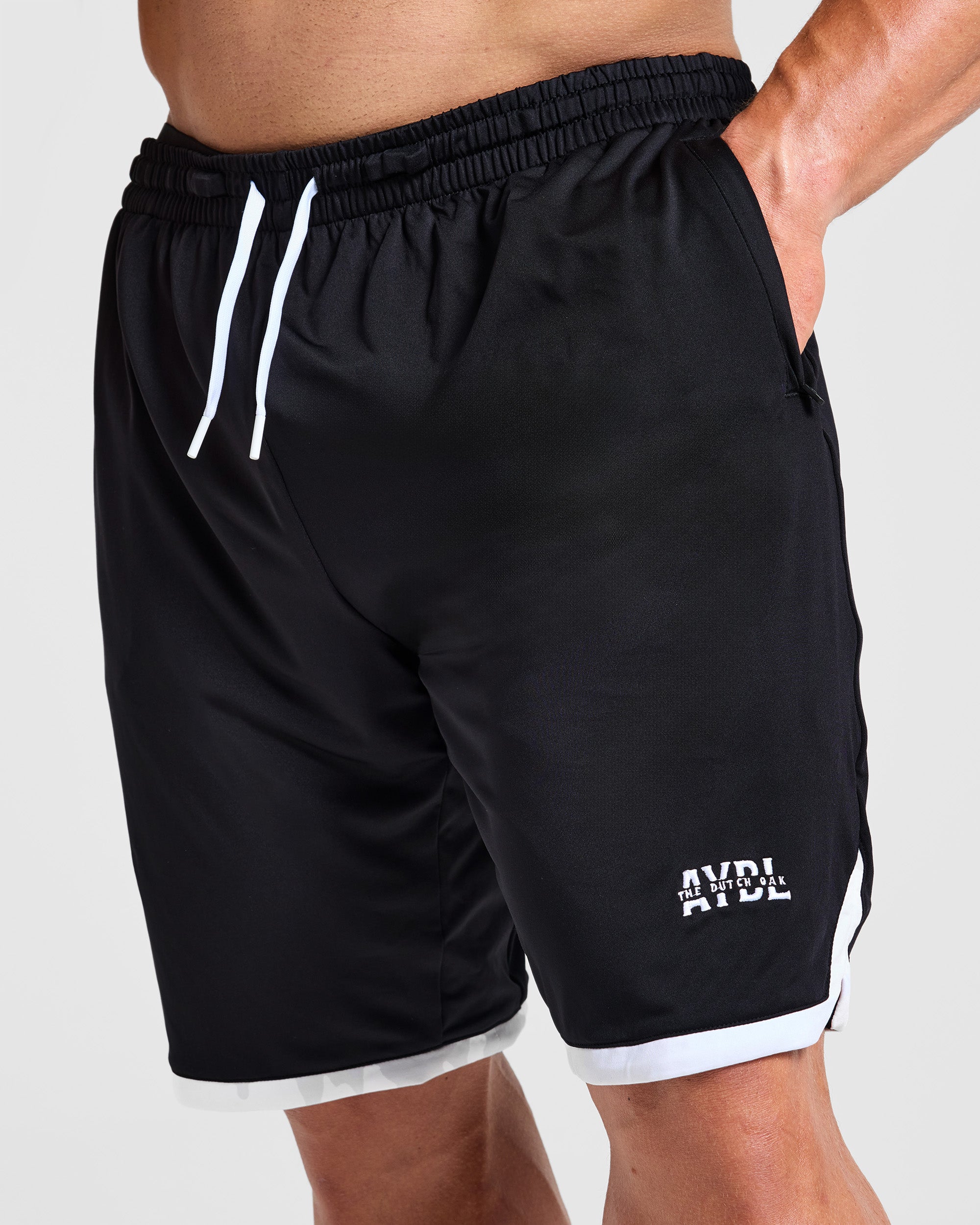 Wesley Vissers x Old School Contrast Shorts - Zwart