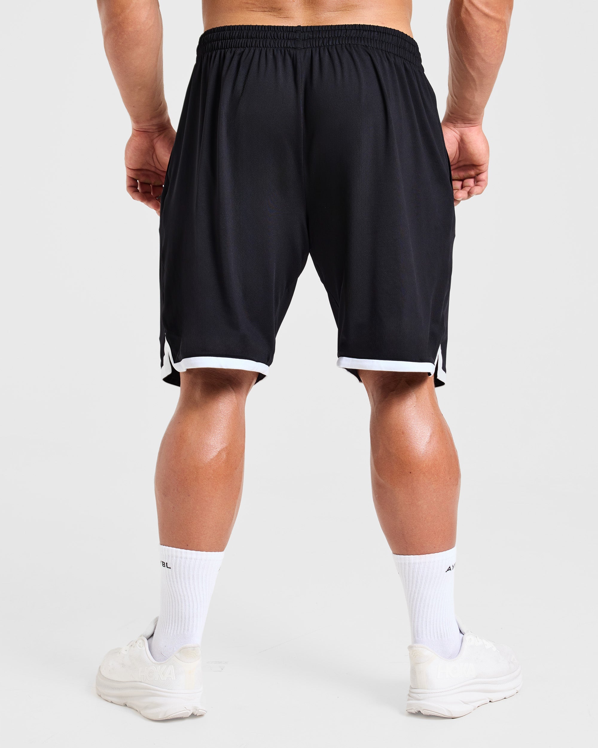 Wesley Vissers x Old School Contrast Shorts - Zwart