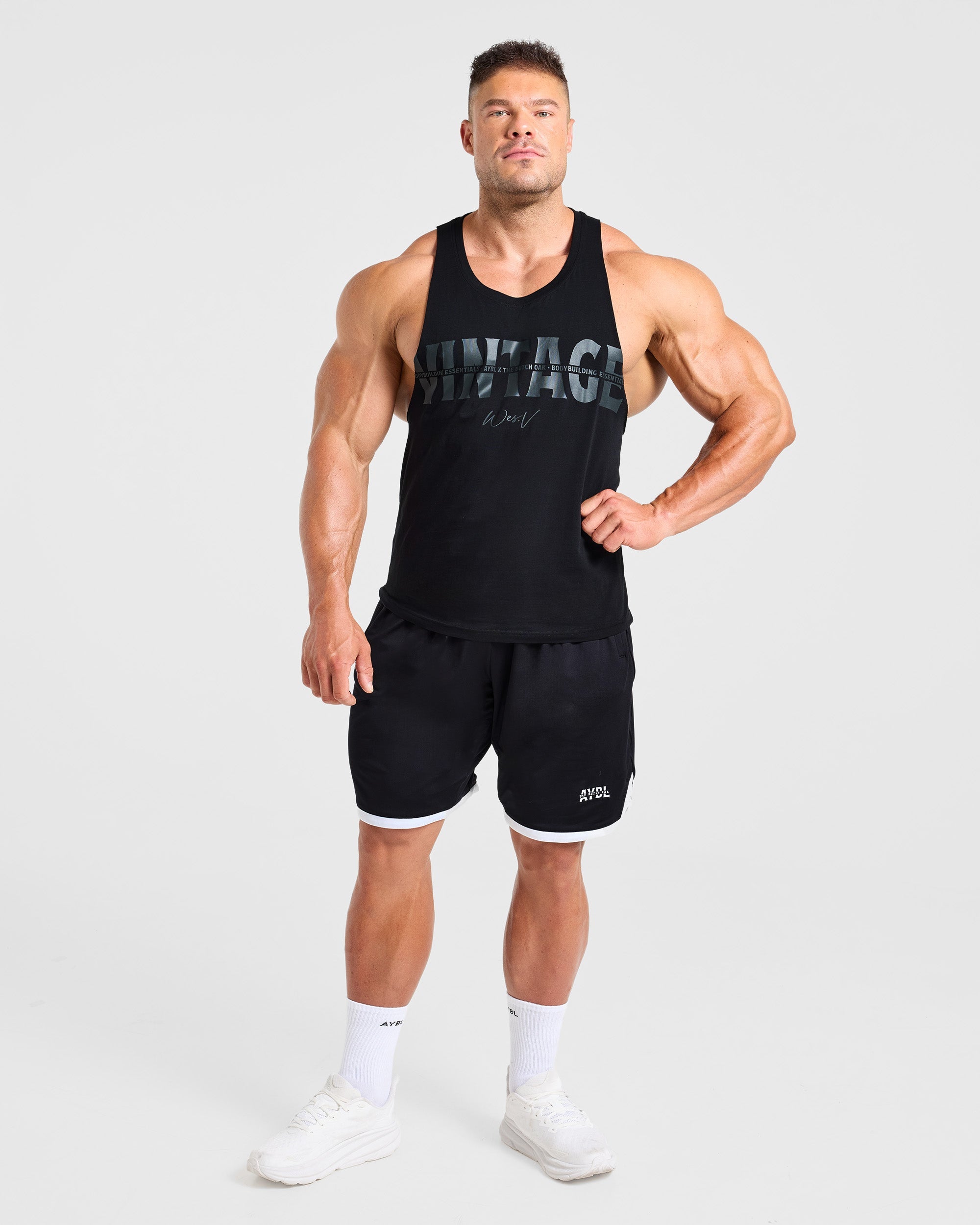 Wesley Vissers x Vintage Loose Stringer - Zwart