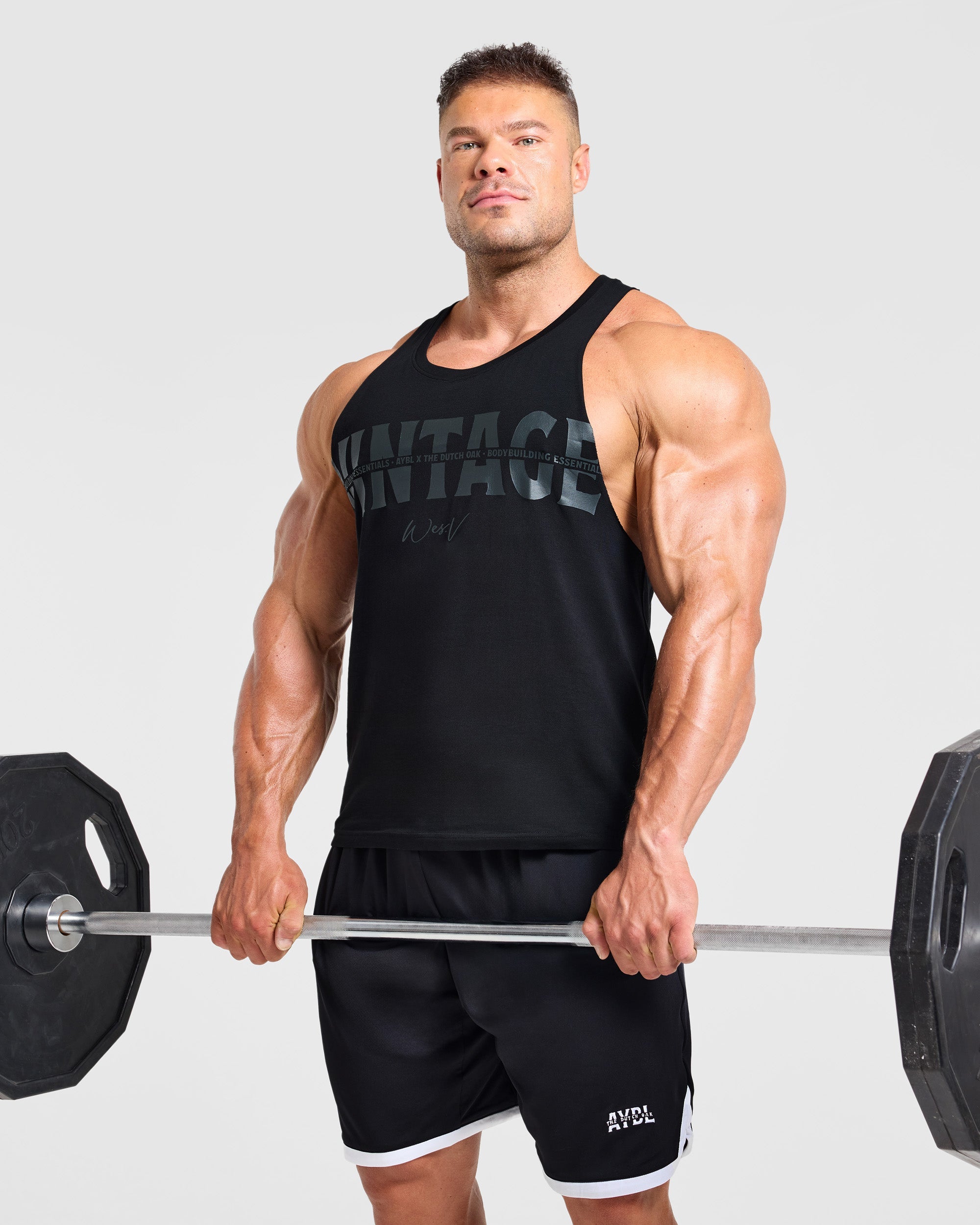 Wesley Vissers x Vintage Loose Stringer - Zwart
