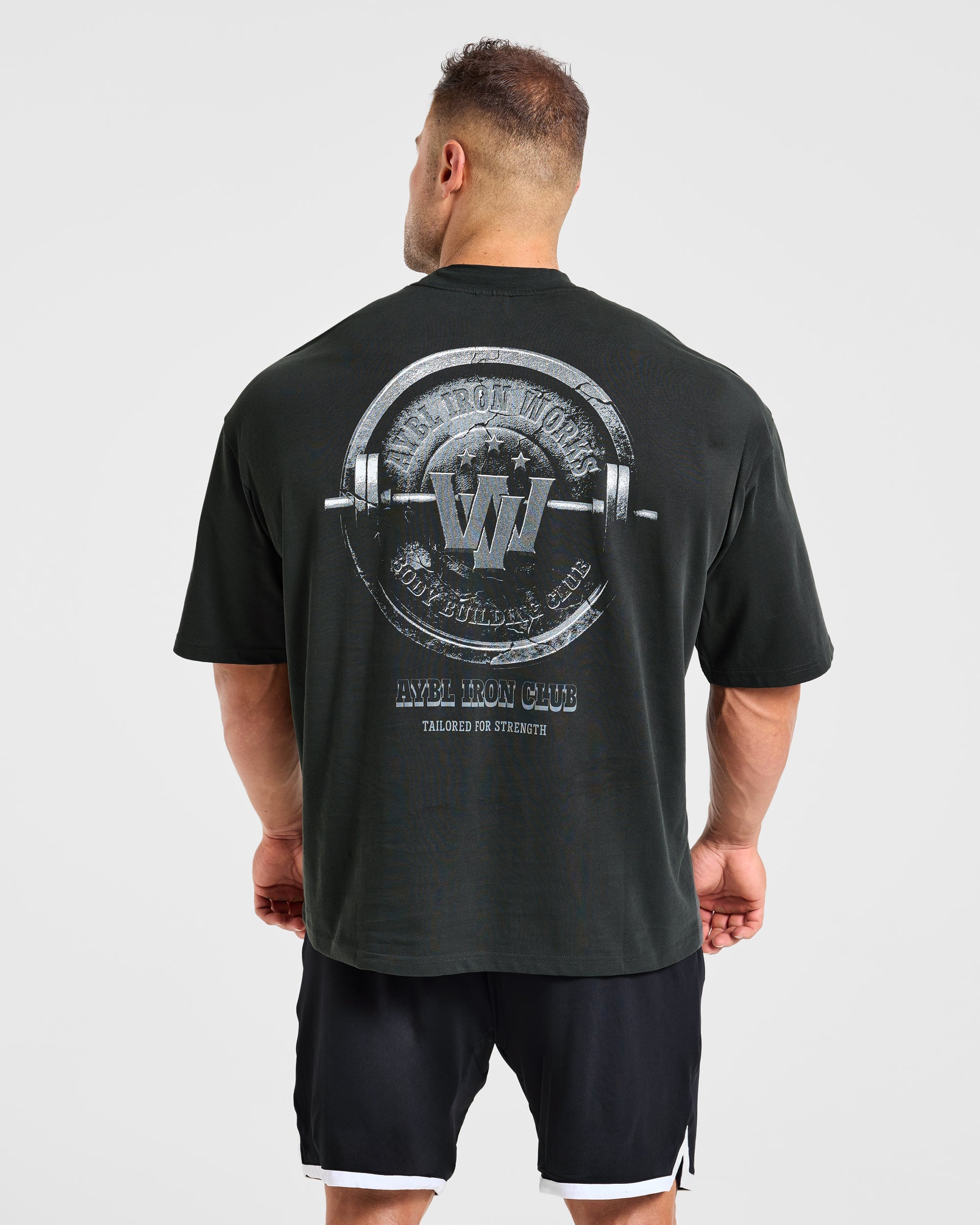 Wesley Vissers x AYBL Iron Works Oversized T Shirt - Grijs