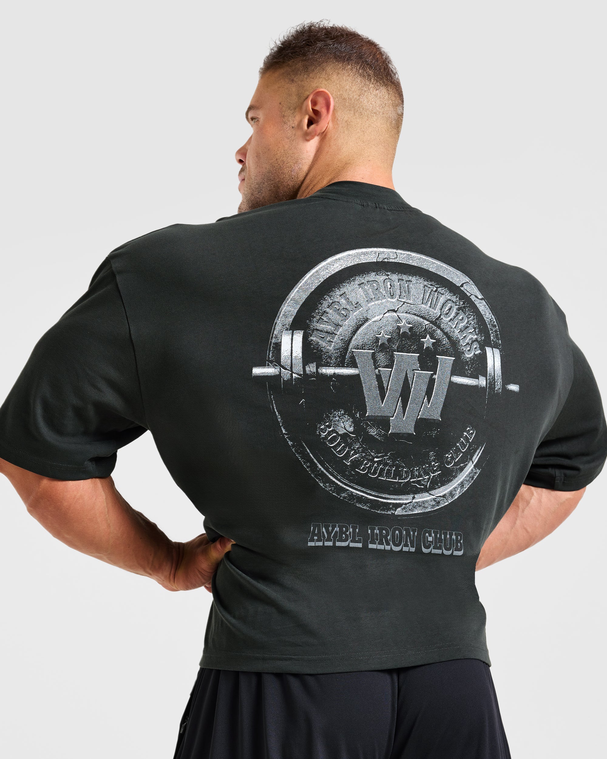 Wesley Vissers x AYBL Iron Works Oversized T Shirt - Grijs
