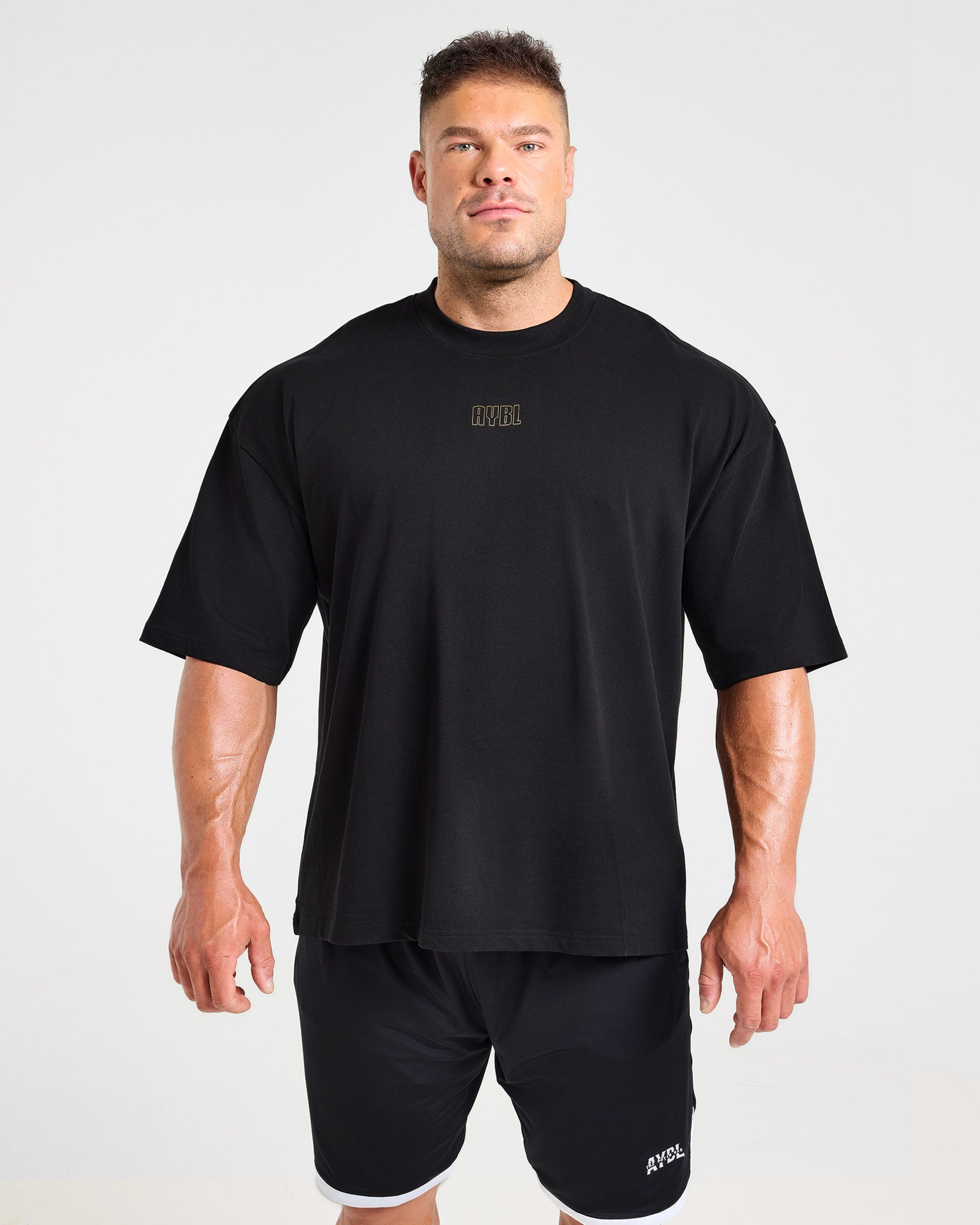 Wesley Vissers x Rooted in Greatness Oversized T Shirt - Zwart