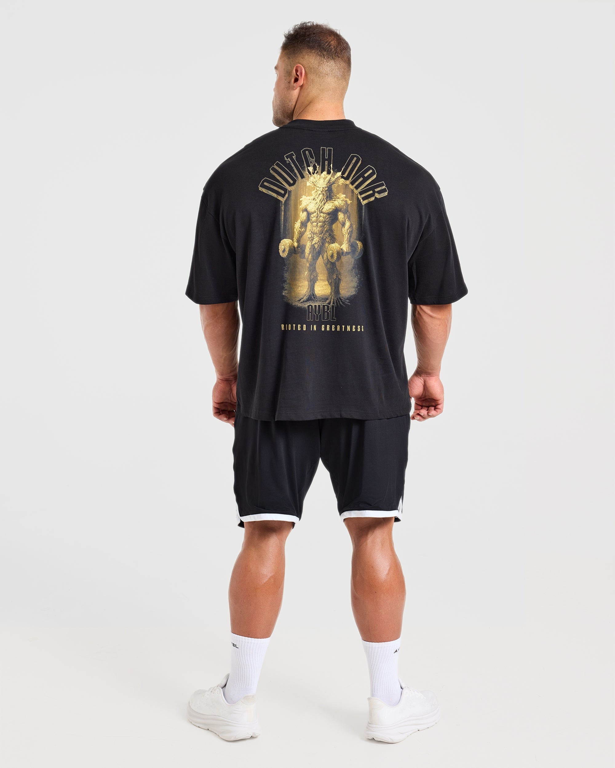 Wesley Vissers x Rooted in Greatness Oversized T Shirt - Zwart