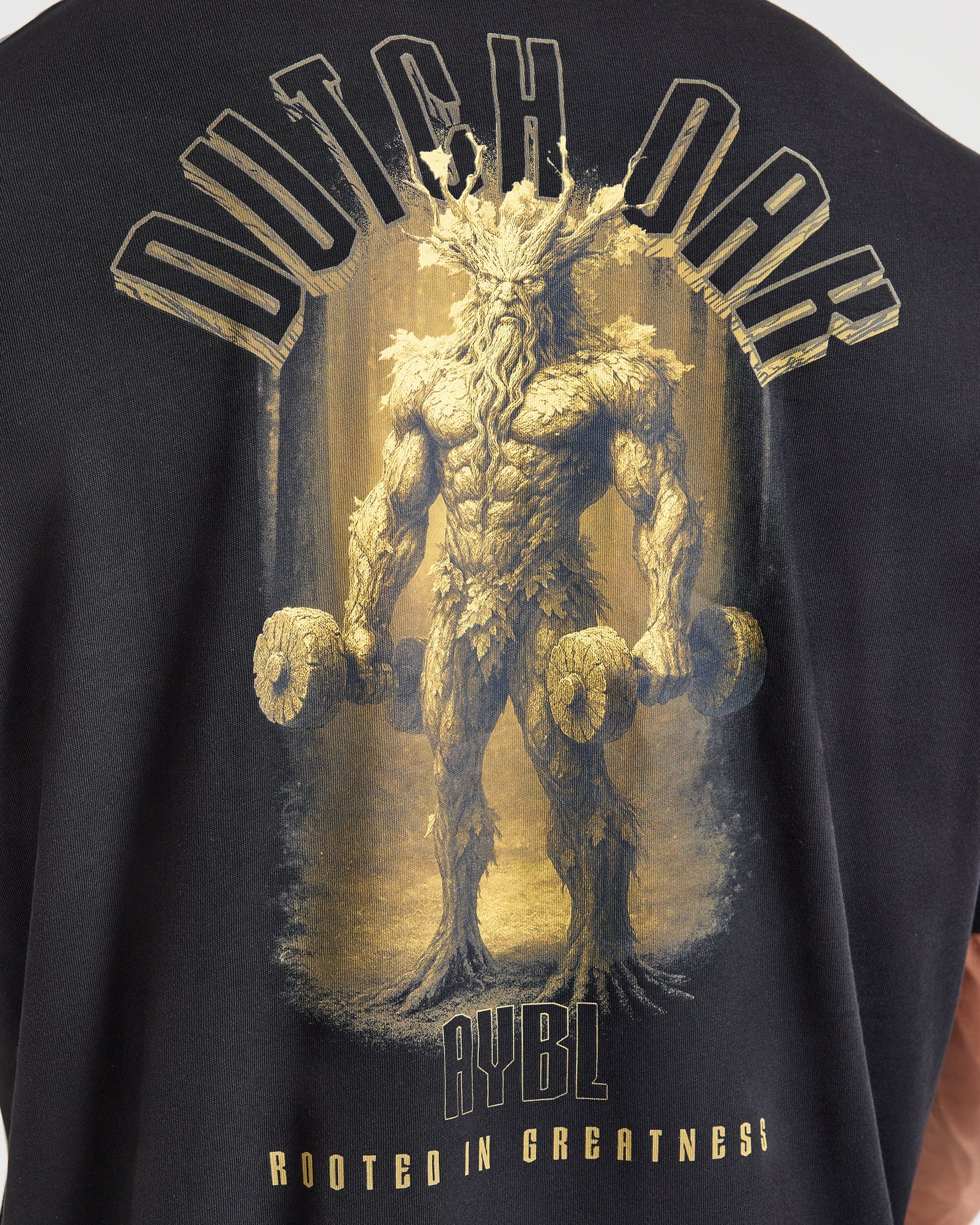 Wesley Vissers x Rooted in Greatness Oversized T Shirt - Zwart