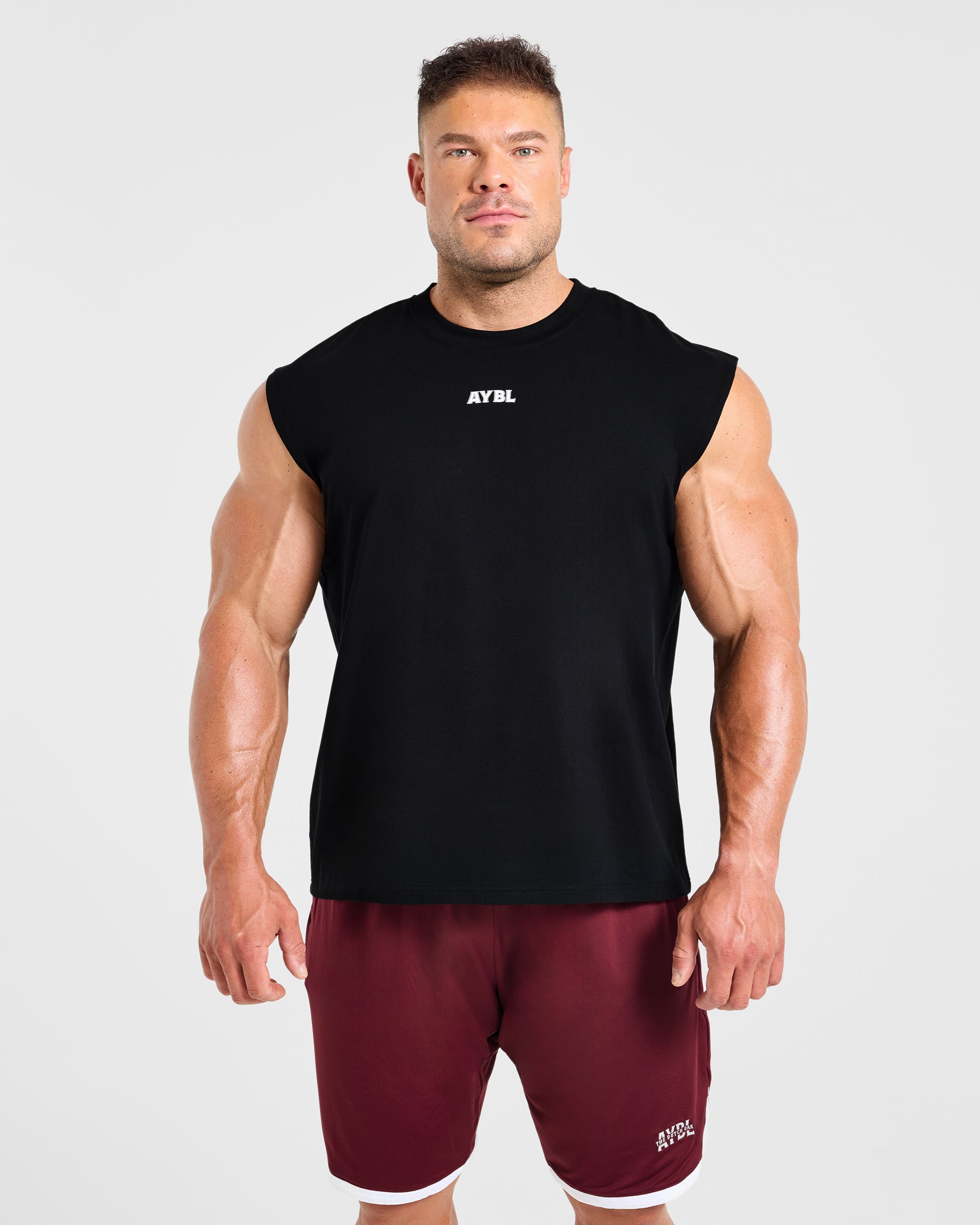 Wesley Vissers x AYBL Dutch Oak Oversized Tank - Zwart