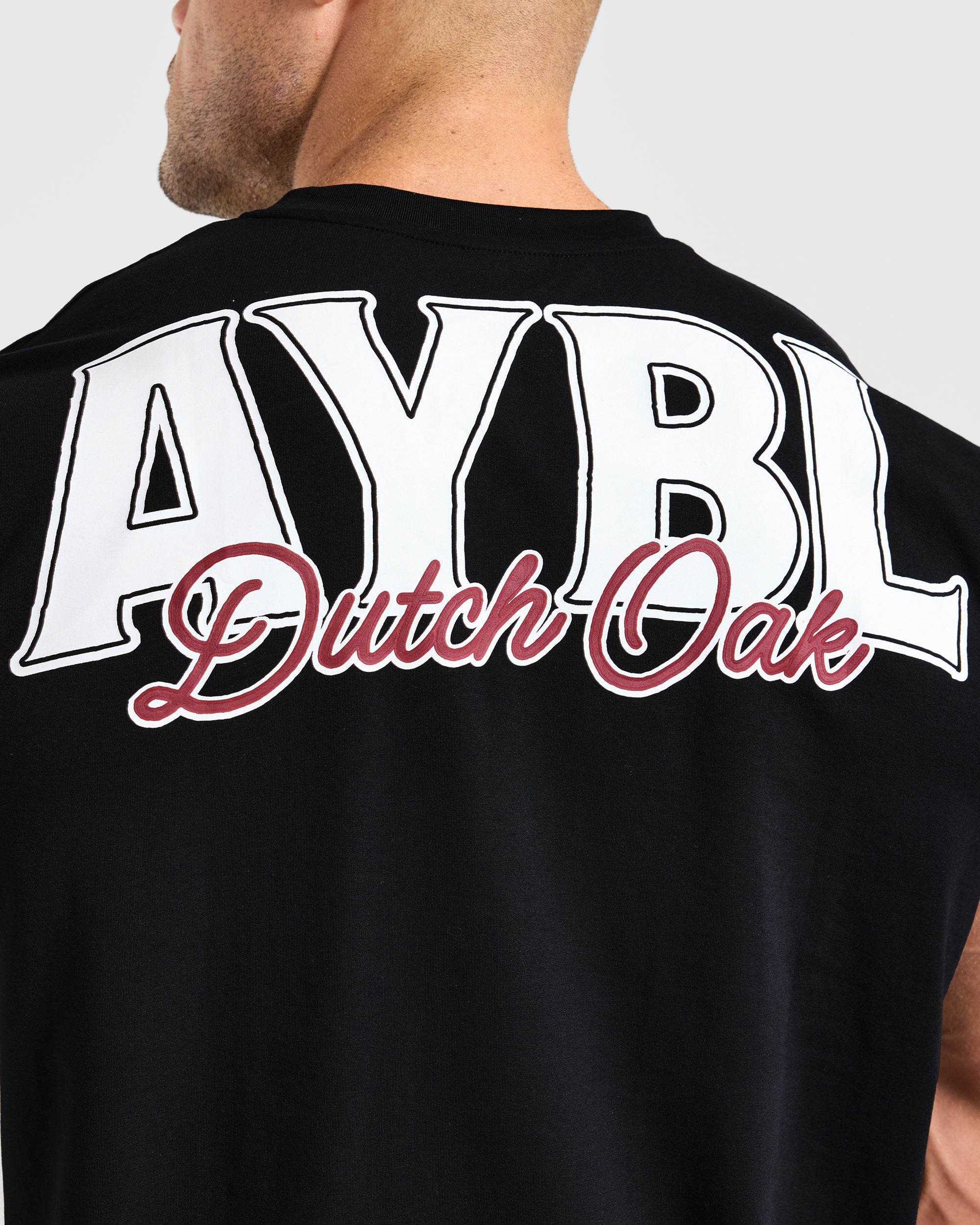 Wesley Vissers x AYBL Dutch Oak Oversized Tank - Zwart
