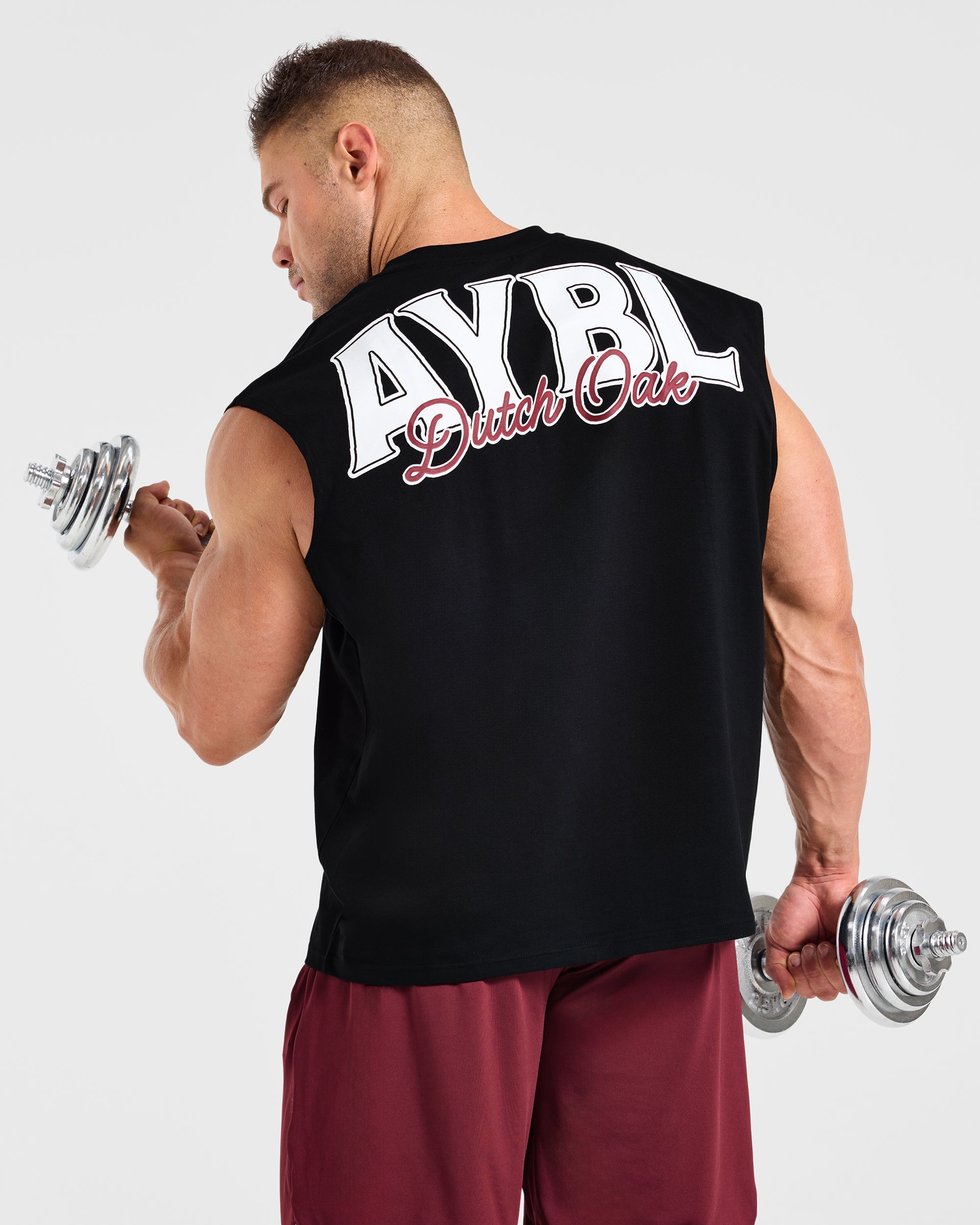 Wesley Vissers x AYBL Dutch Oak Oversized Tank - Zwart