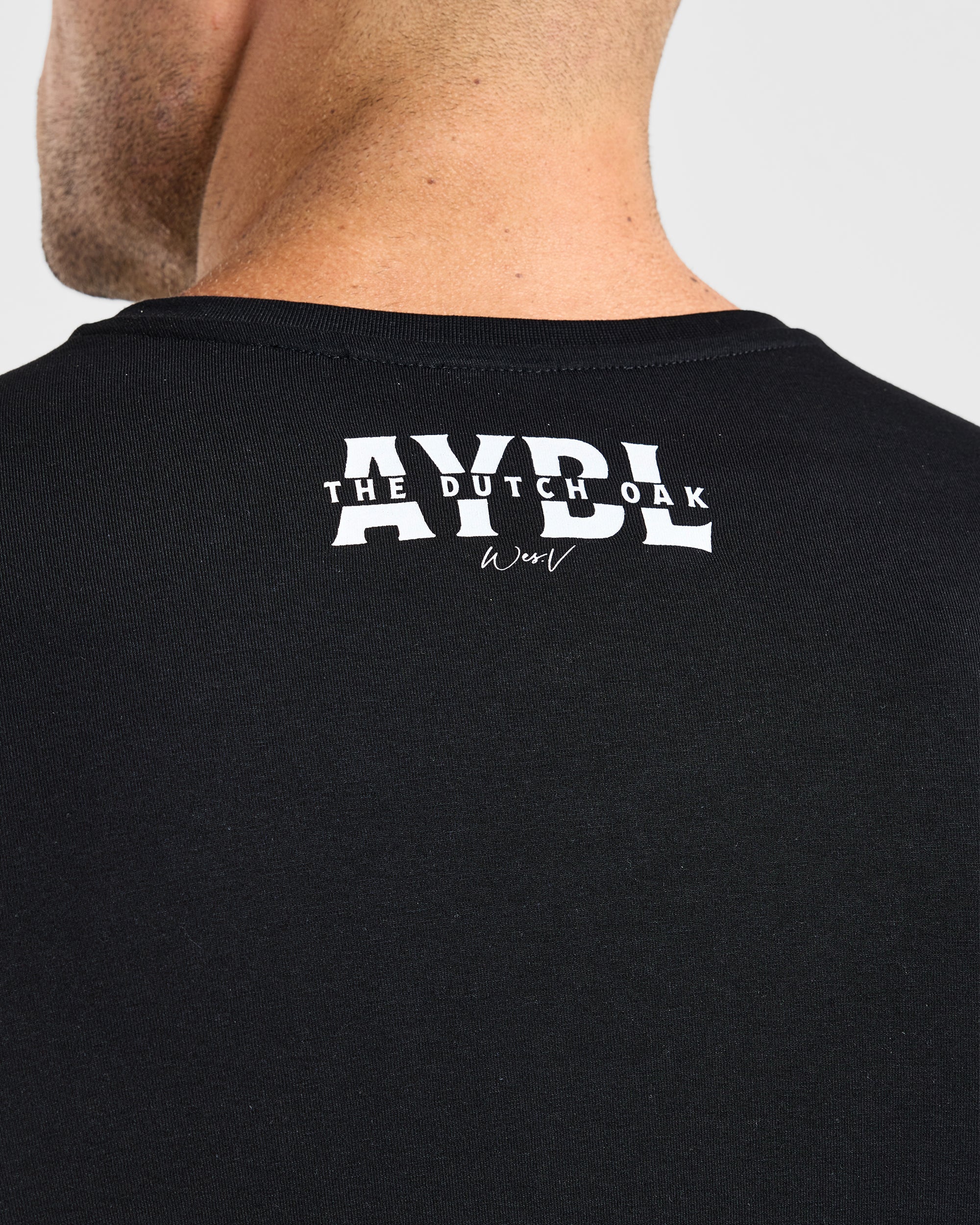 Wesley Vissers x Contrast T Shirt - Zwart