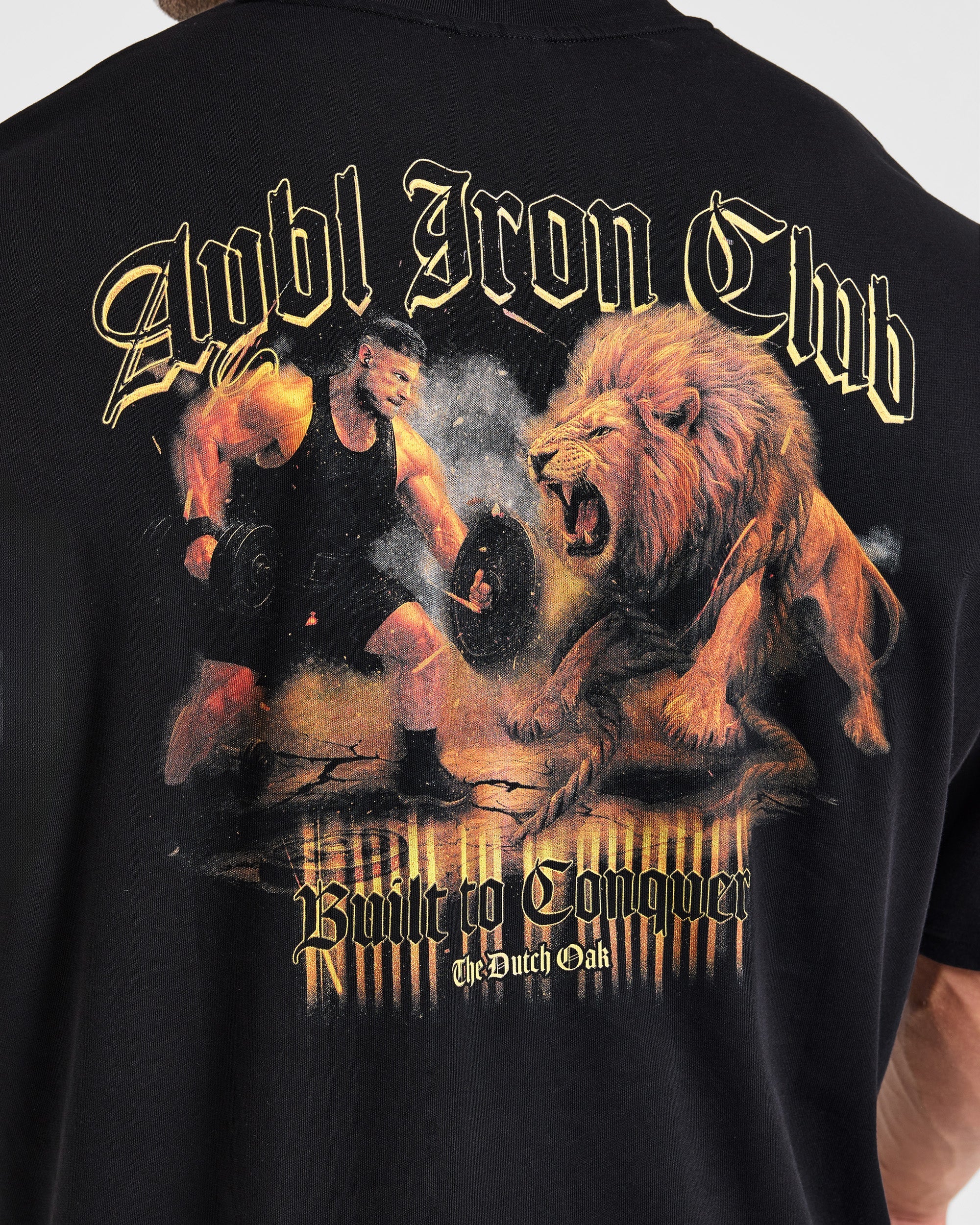 Wesley Vissers x Built to Conquer Oversized T Shirt - Zwart
