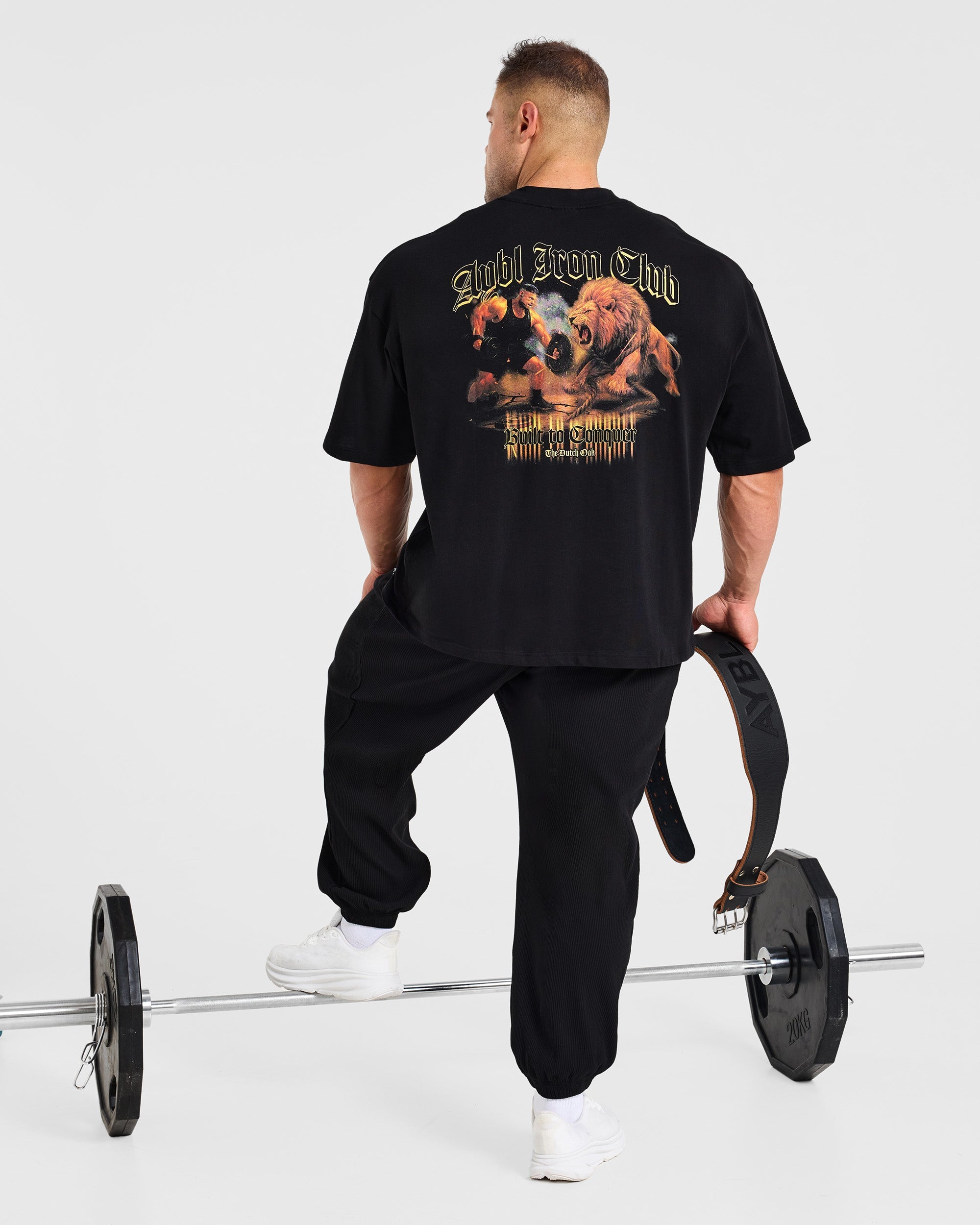 Wesley Vissers x Built to Conquer Oversized T Shirt - Zwart