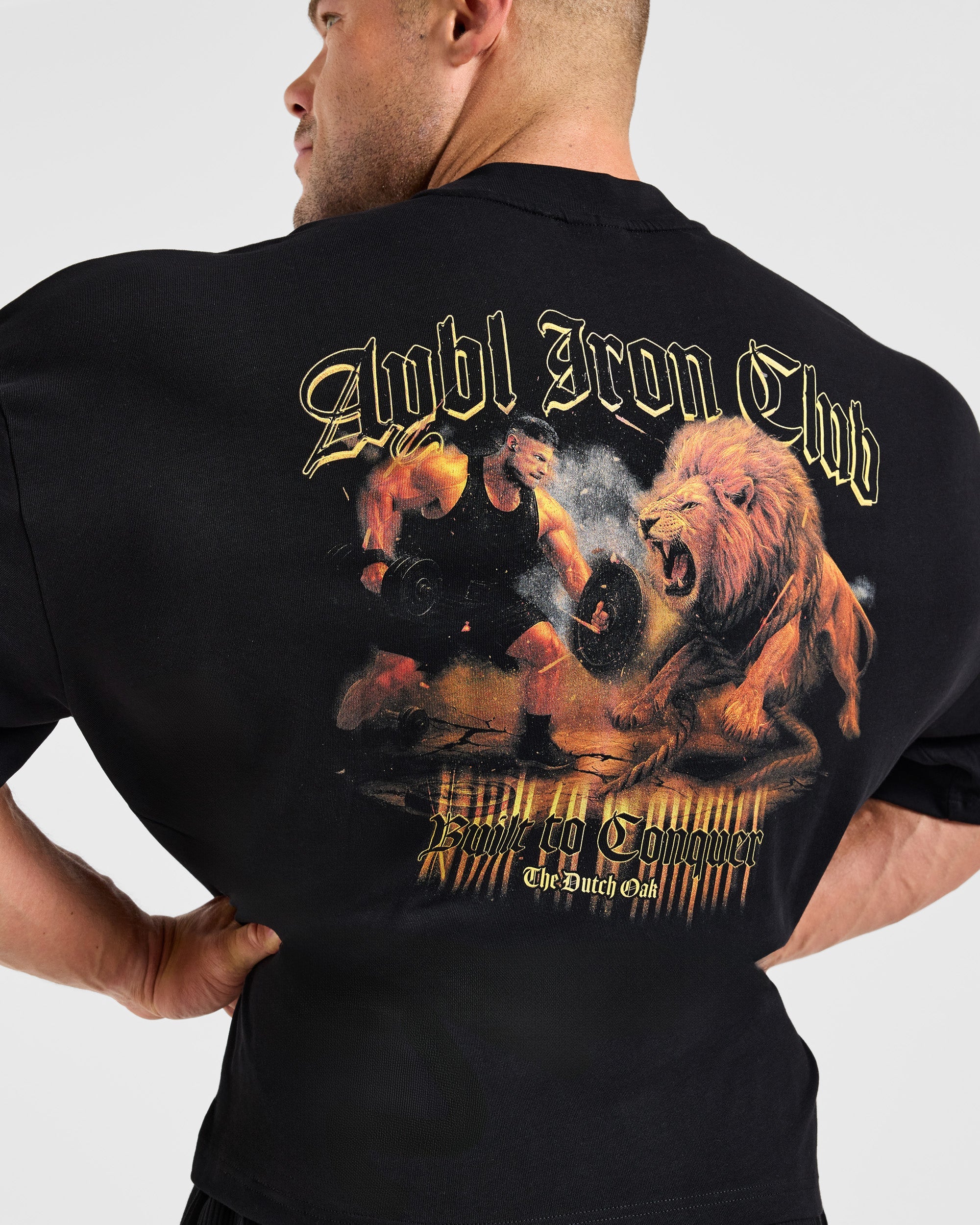Wesley Vissers x Built to Conquer Oversized T Shirt - Zwart
