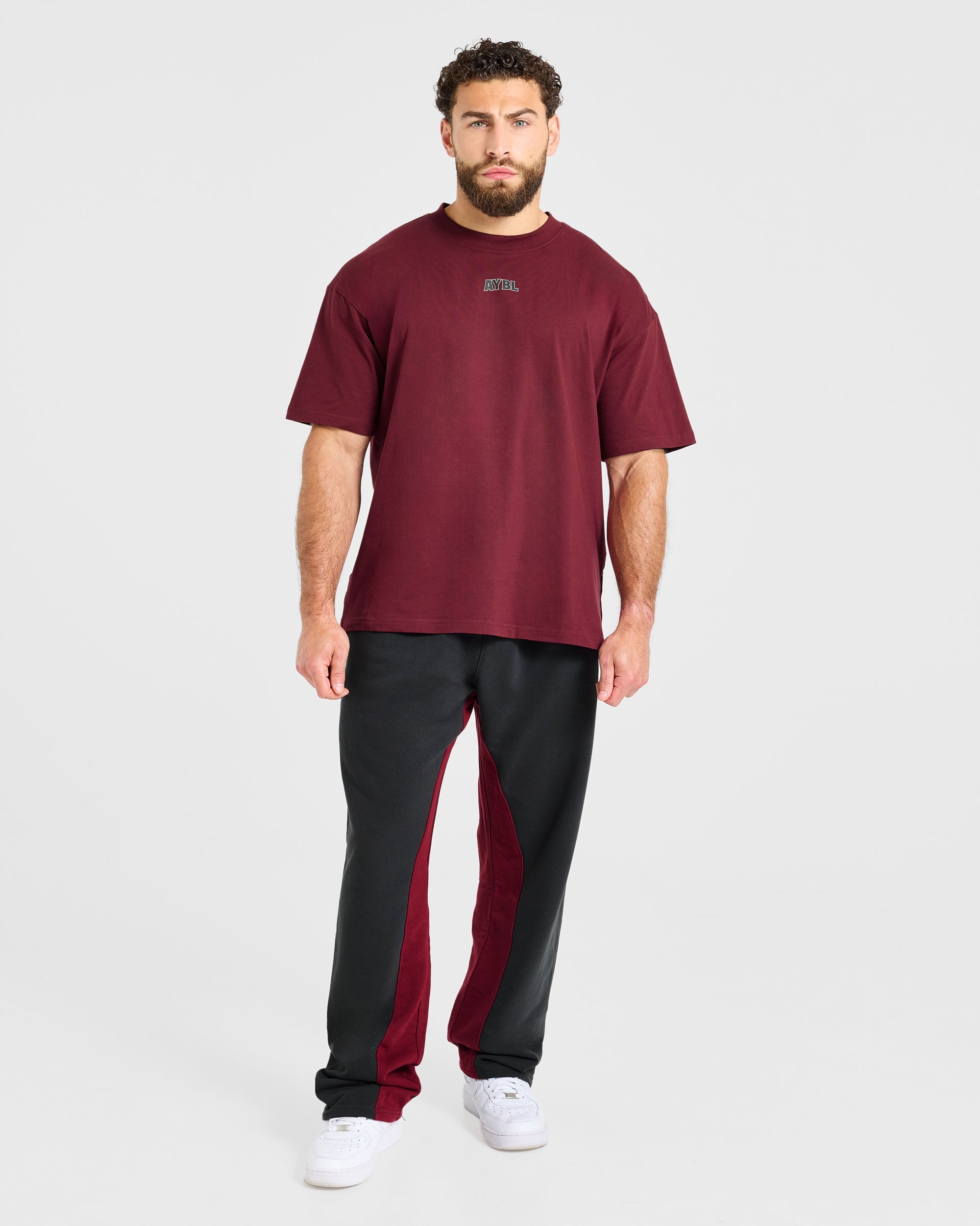 Wesley Vissers x AYBL Dutch Oak Oversized T Shirt - Port Rood