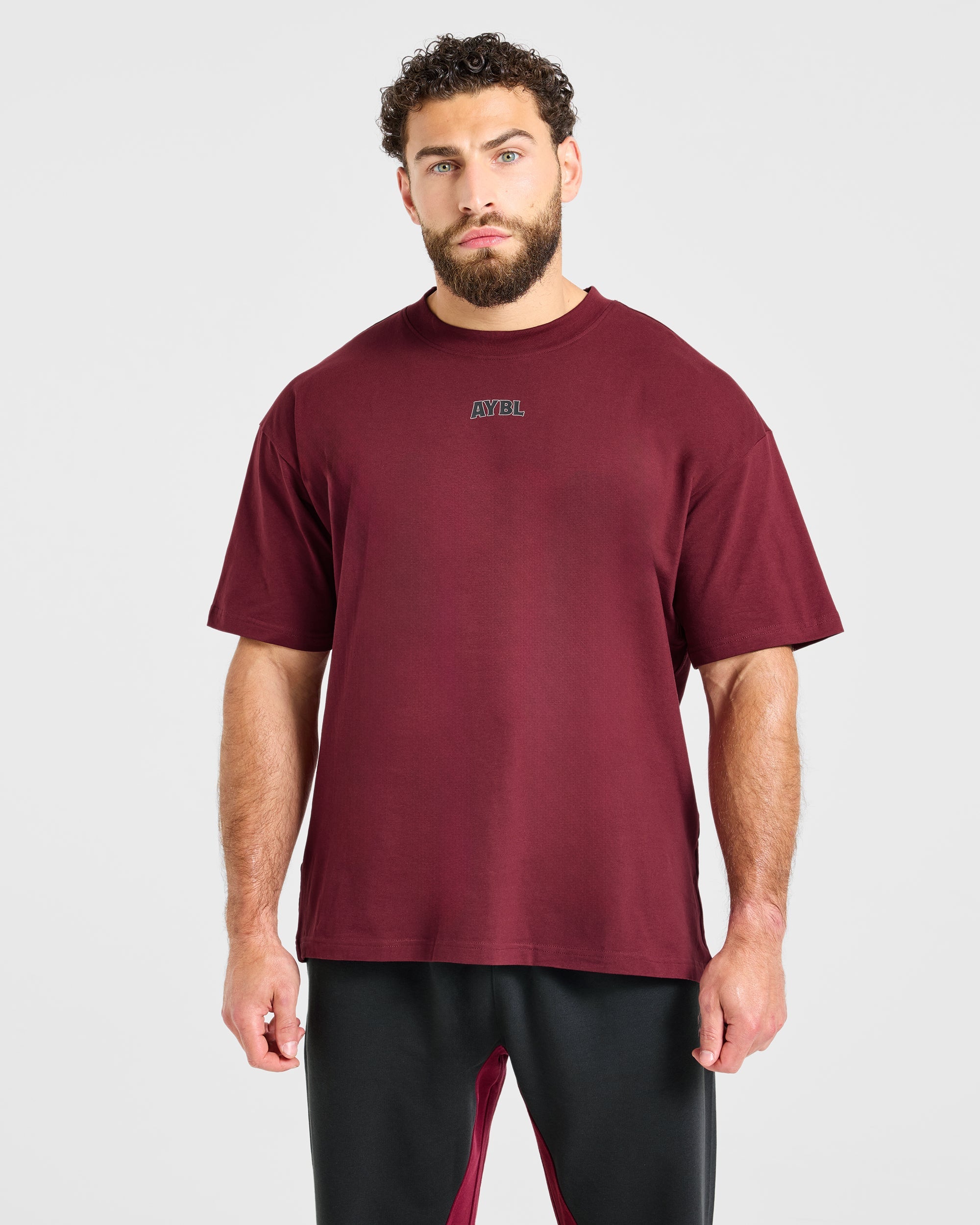 Wesley Vissers x AYBL Dutch Oak Oversized T Shirt - Port Rood