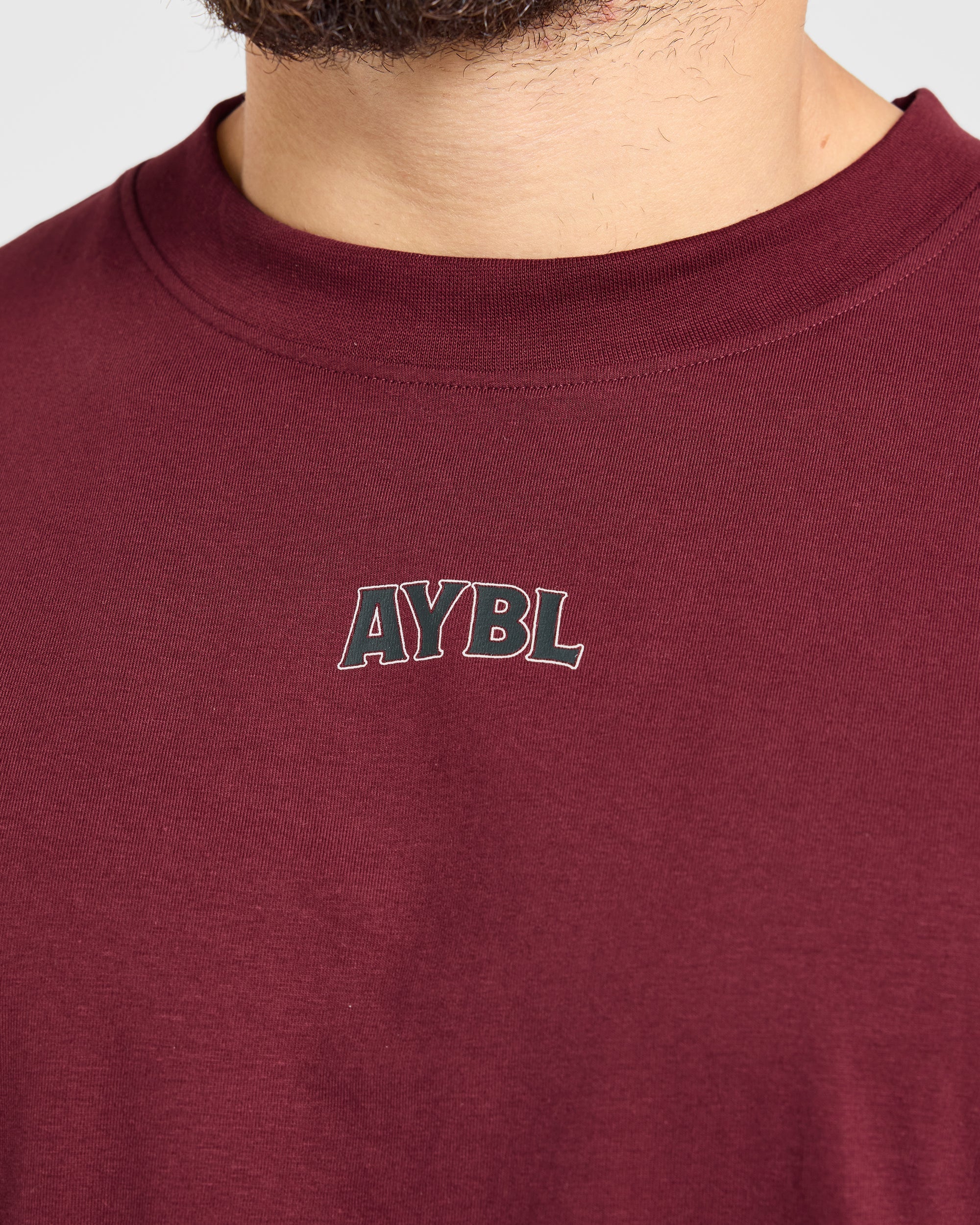 Wesley Vissers x AYBL Dutch Oak Oversized T Shirt - Port Rood