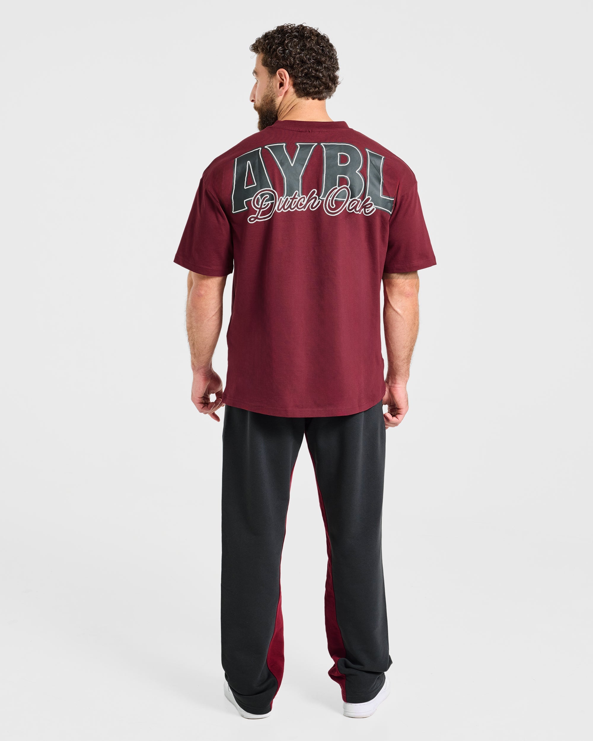 Wesley Vissers x AYBL Dutch Oak Oversized T Shirt - Port Rood