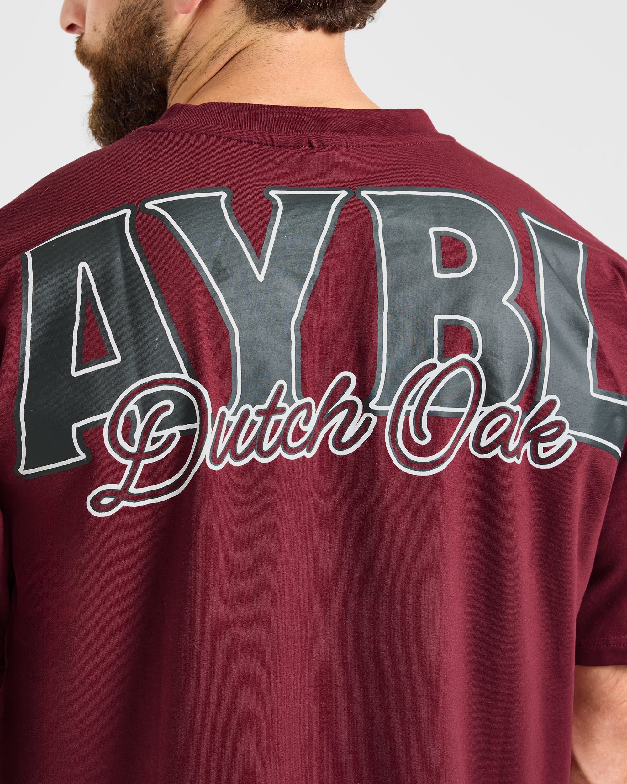 Wesley Vissers x AYBL Dutch Oak Oversized T Shirt - Port Rood