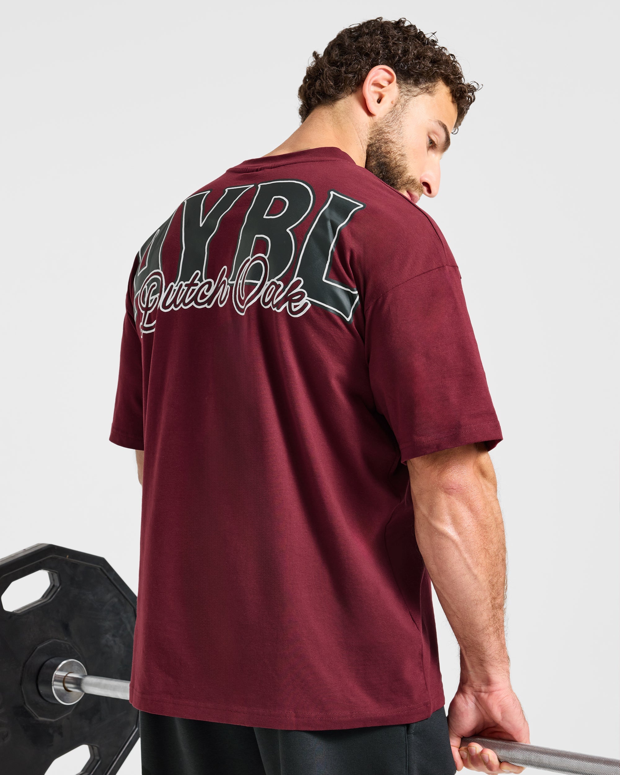 Wesley Vissers x AYBL Dutch Oak Oversized T Shirt - Port Rood