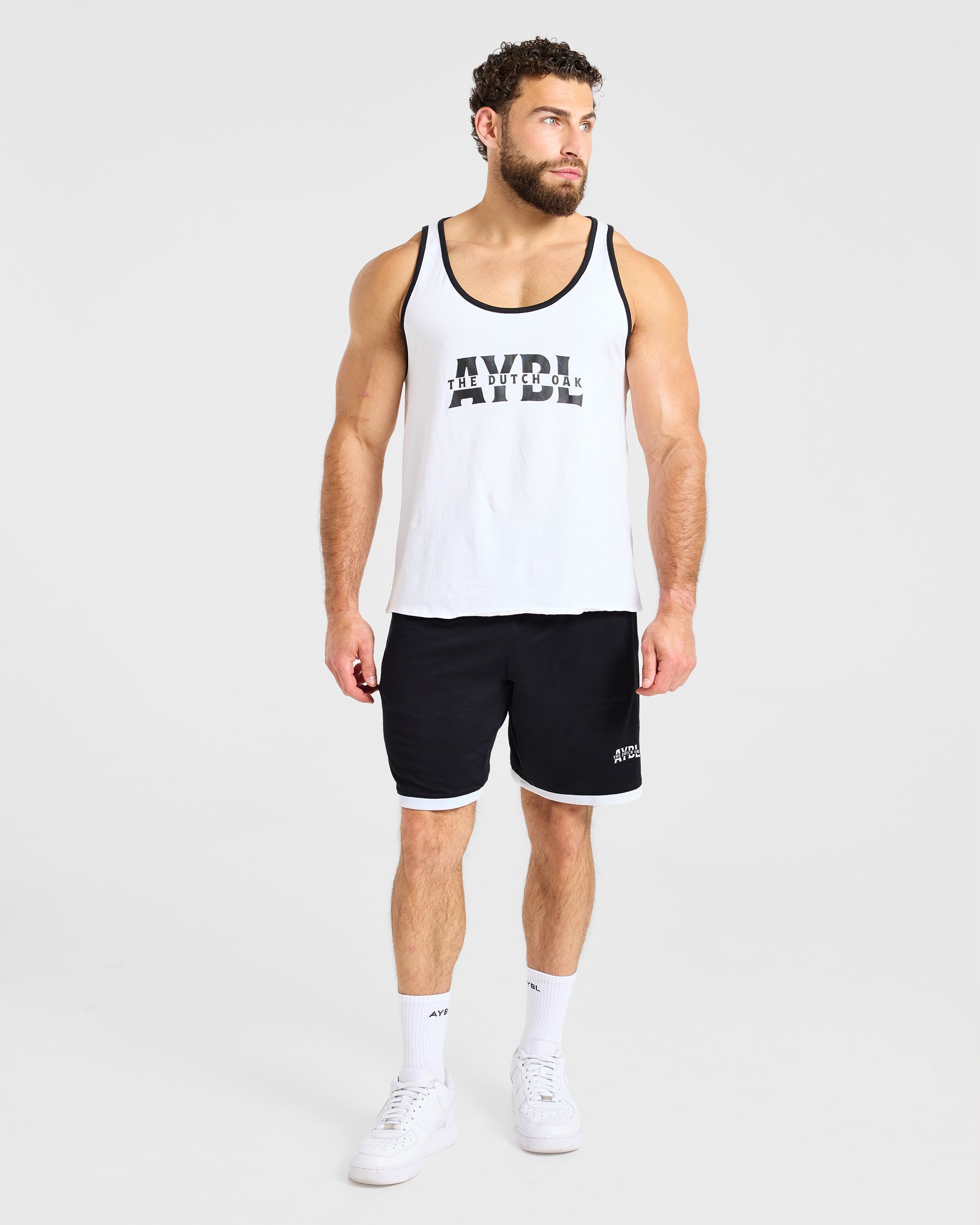 Wesley Vissers x Contrast Tank - Wit