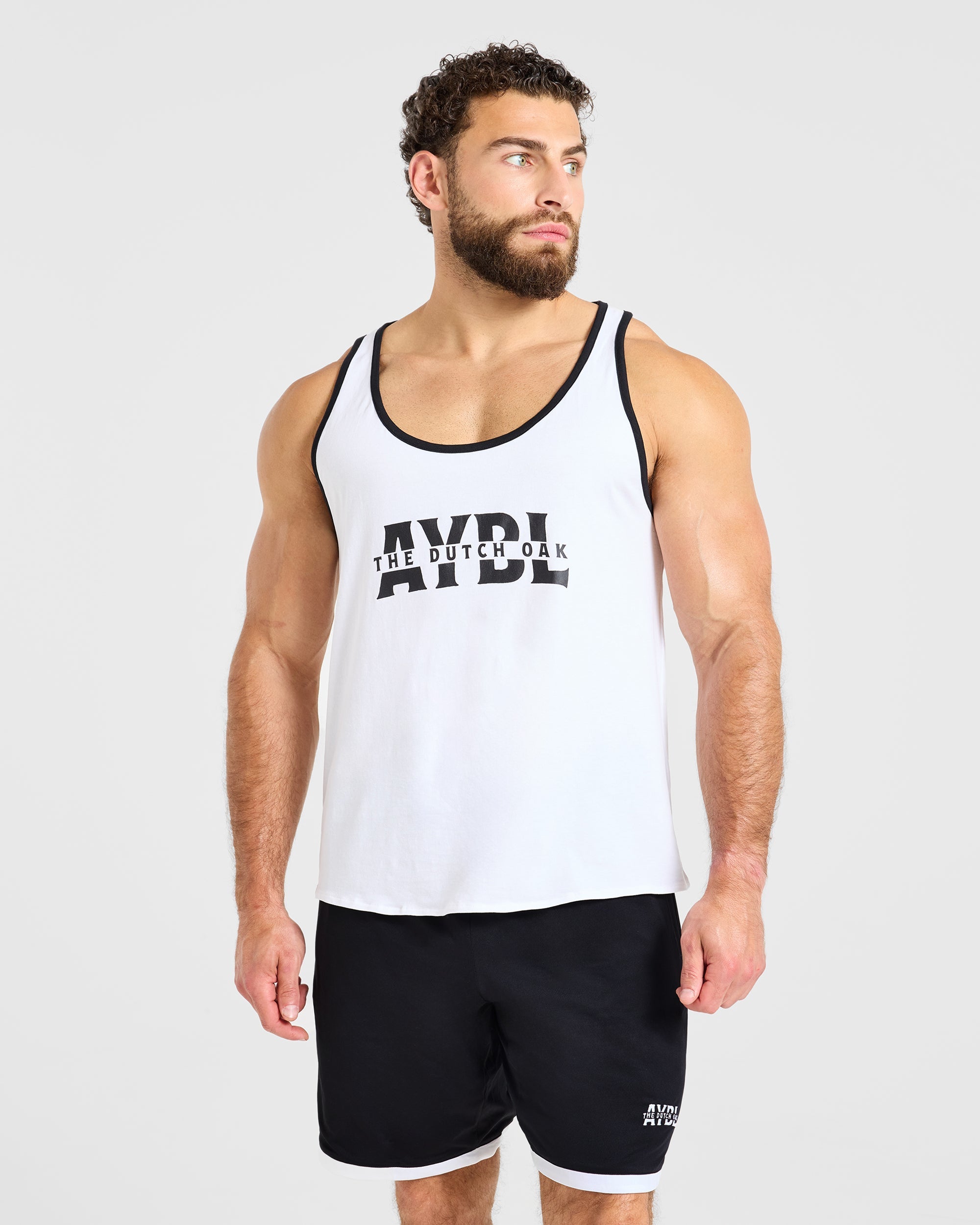 Wesley Vissers x Contrast Tank - Wit