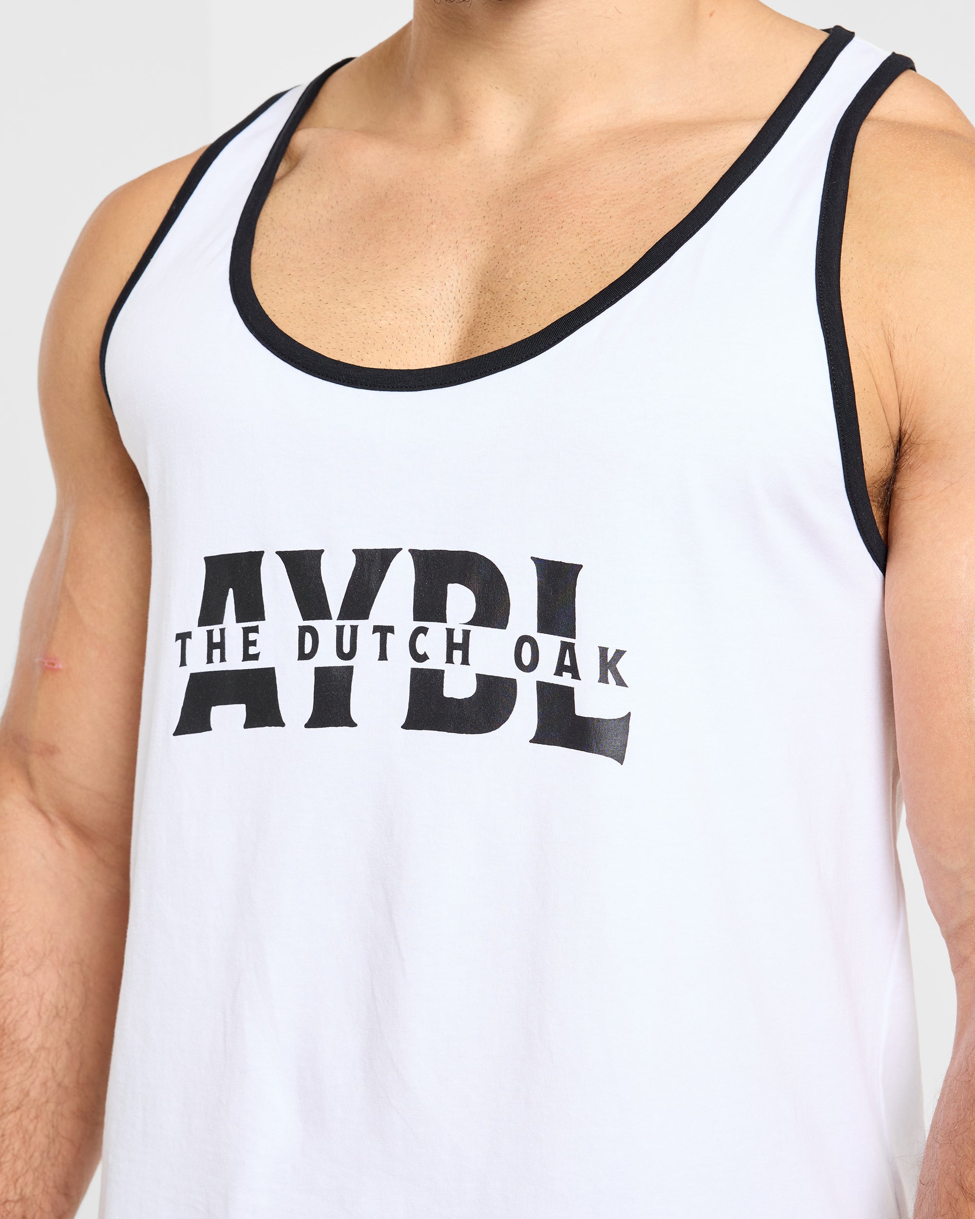 Wesley Vissers x Contrast Tank - Wit