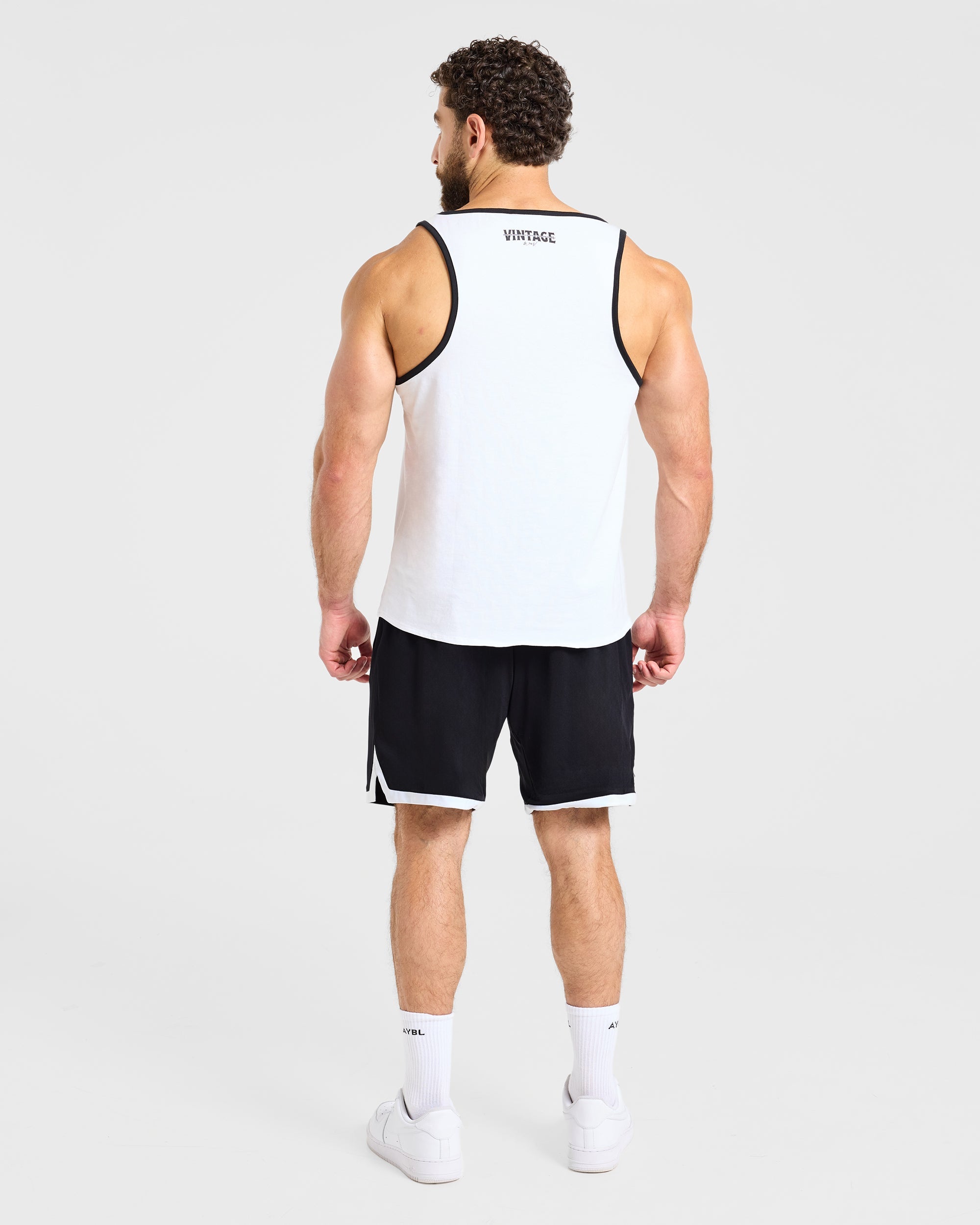 Wesley Vissers x Contrast Tank - Wit