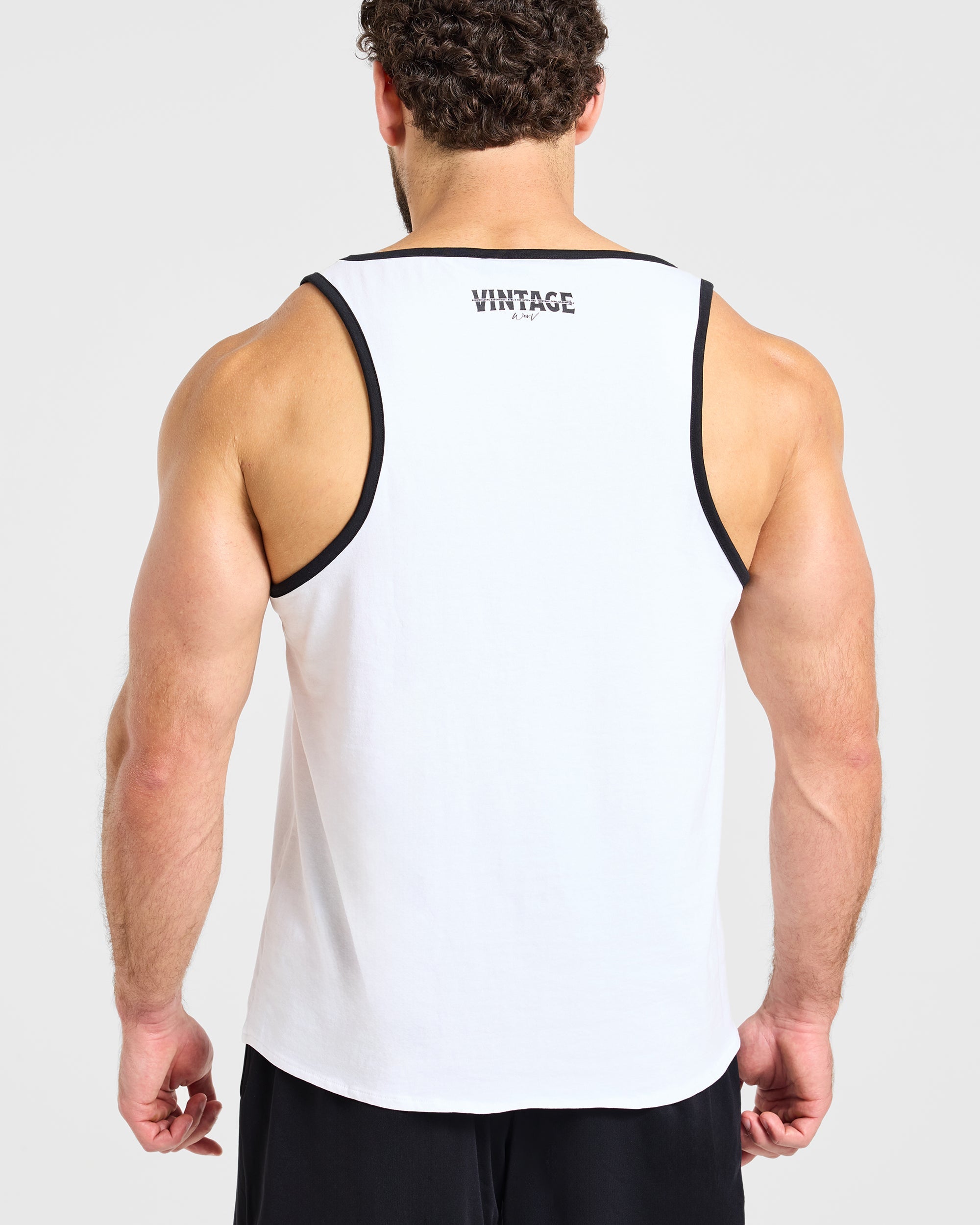 Wesley Vissers x Contrast Tank - Wit