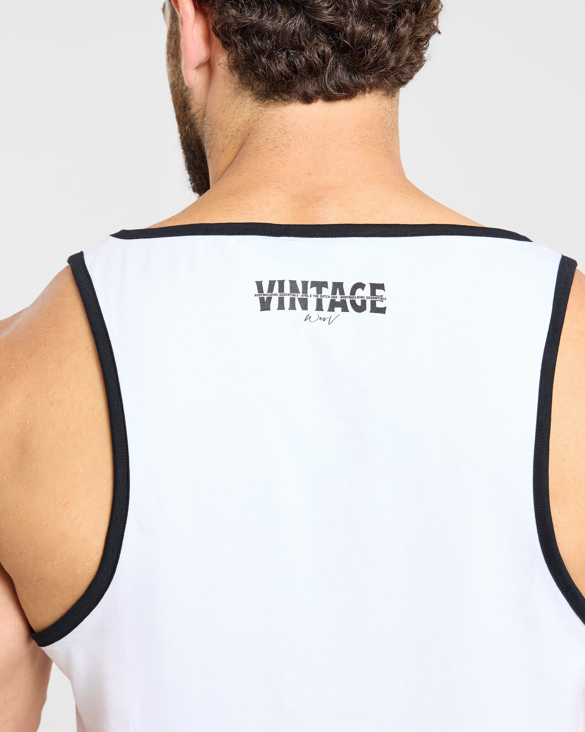 Wesley Vissers x Contrast Tank - Wit